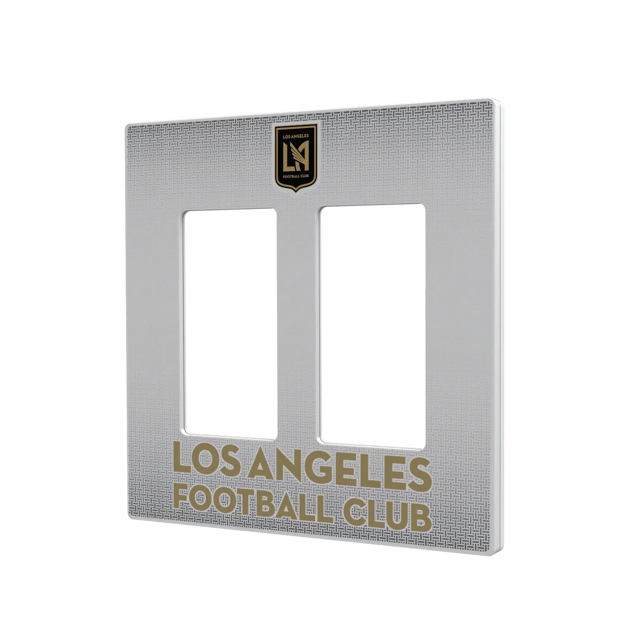 Los Angeles Football Club Linen Hidden-Screw Light Switch Plate#Style_Double Rocker