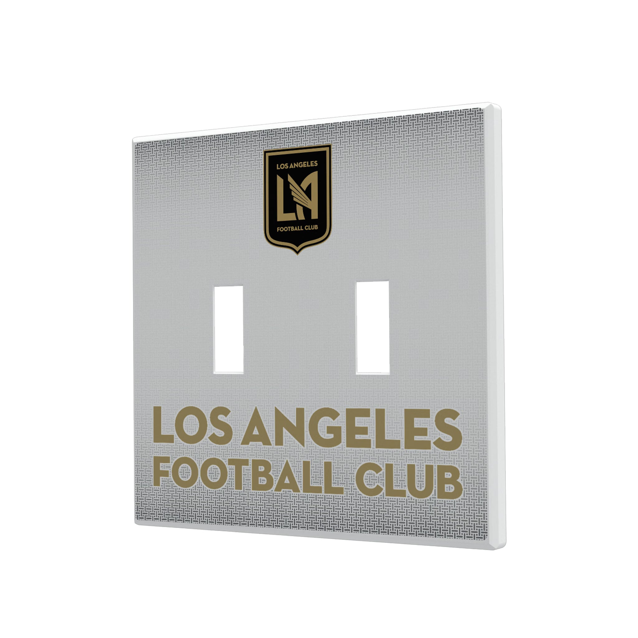 Los Angeles Football Club Linen Hidden-Screw Light Switch Plate#Style_Double Toggle