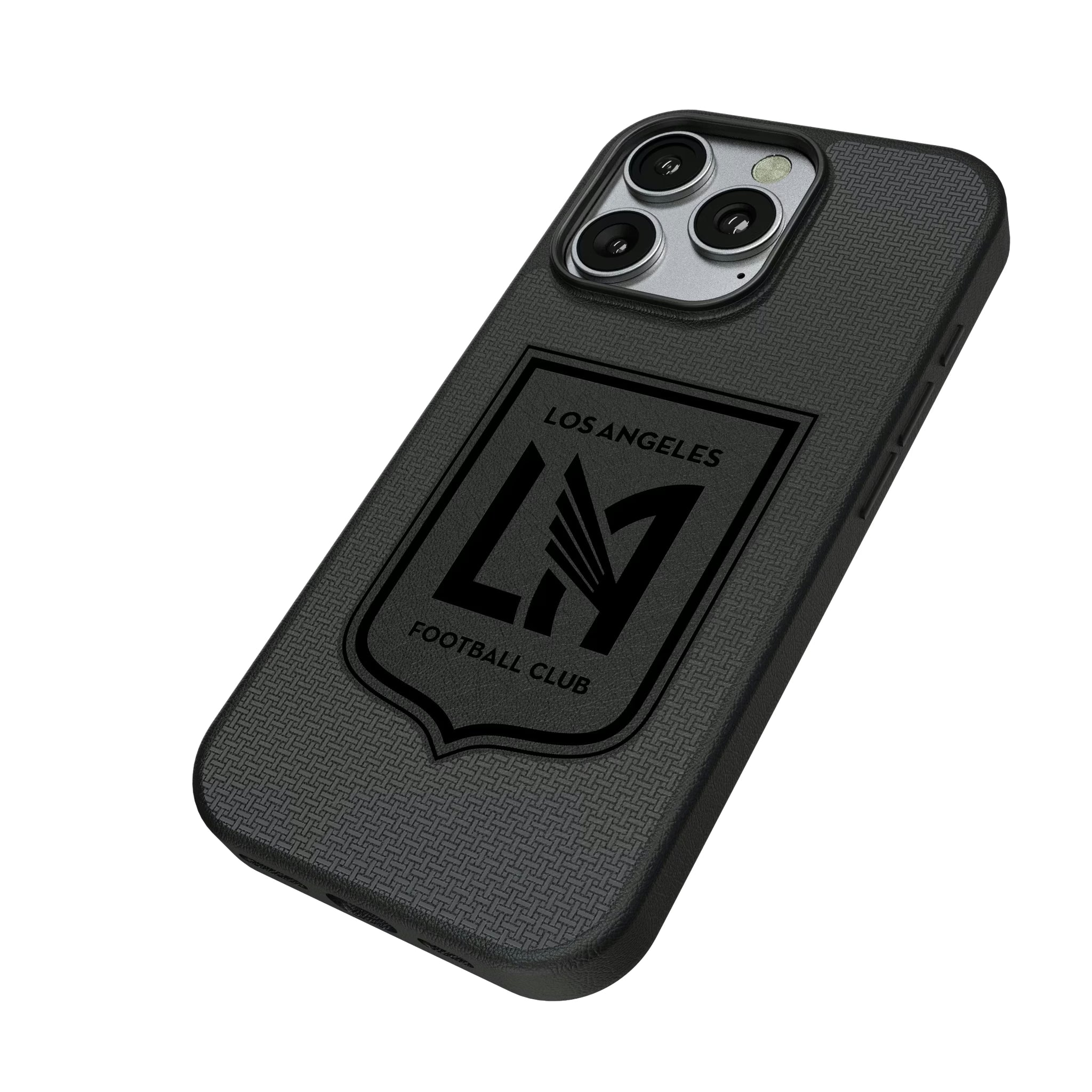 Los Angeles Football Club Linen iPhone MagSafe Compatible Phone Case for Apple iPhone - Isometric View