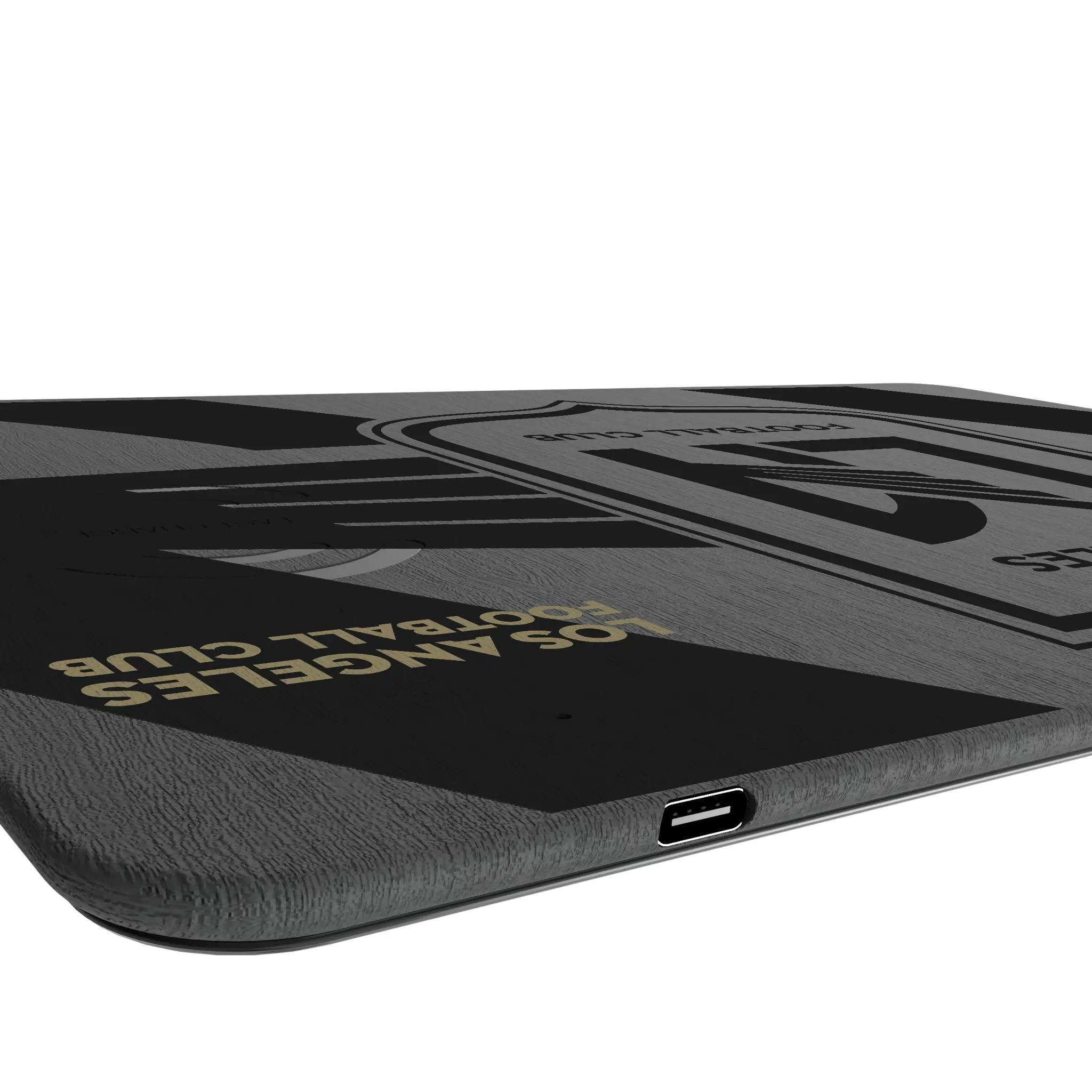 Los Angeles Football Club Monocolor Tilt 15-Watt Wireless Charger and Mouse Pad