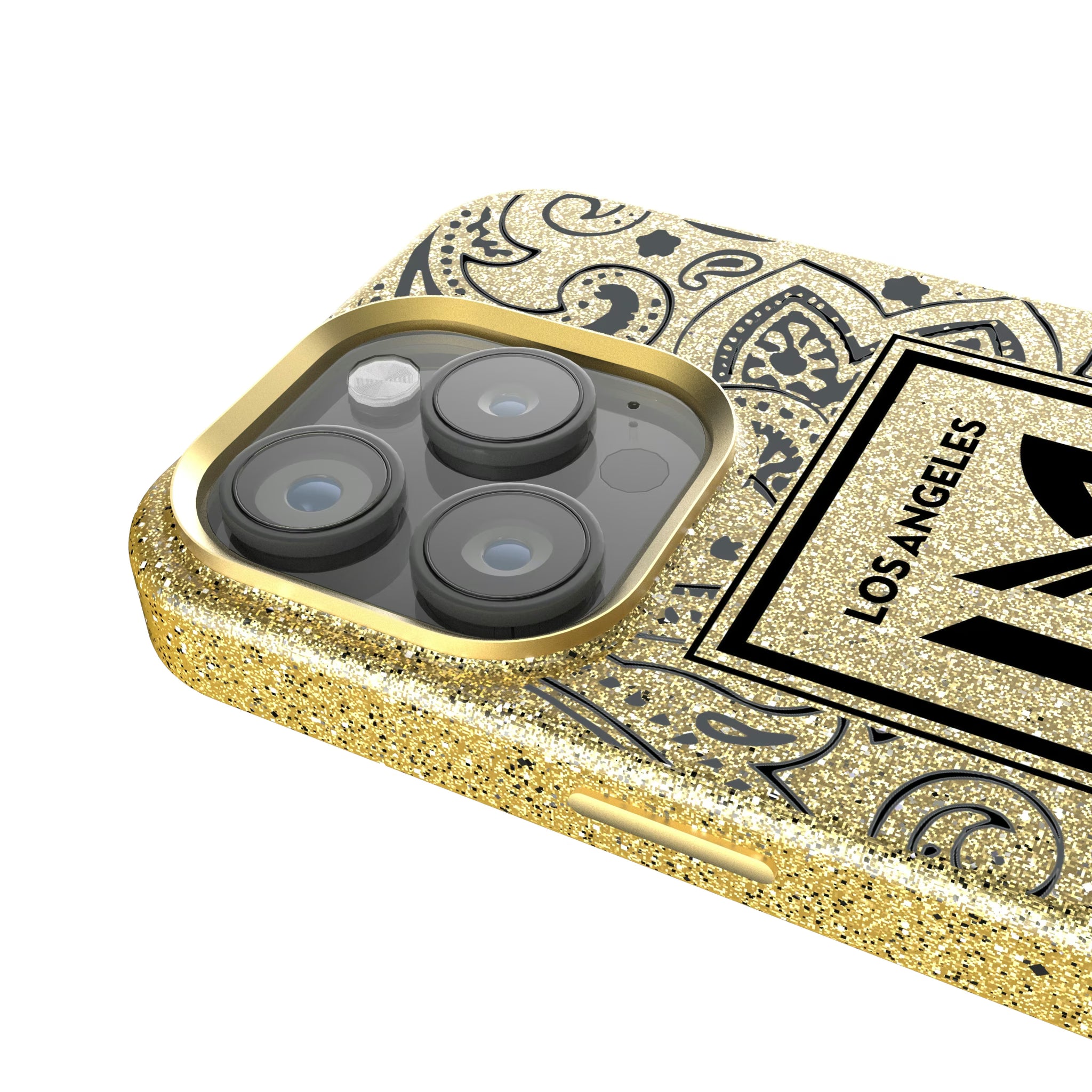 Los Angeles Football Club Paisley iPhone Bling Phone Case for Apple iPhone - Detail