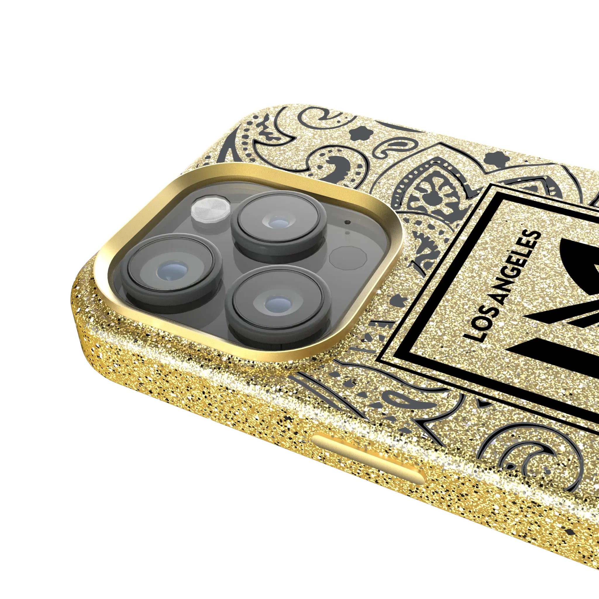 Los Angeles Football Club Paisley iPhone Bling Phone Case for Apple iPhone - Detail