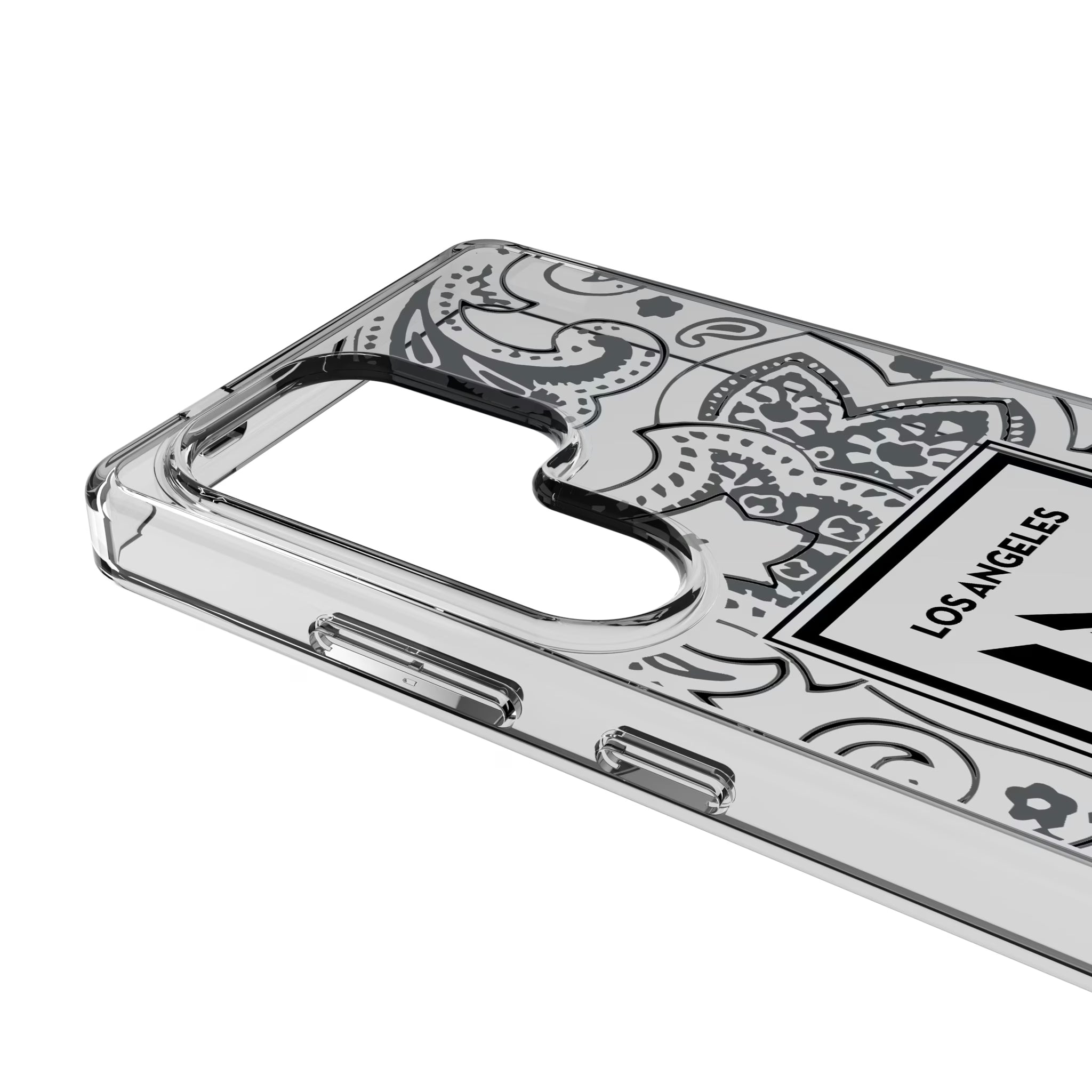 Los Angeles Football Club Paisley Galaxy Clear Phone Case for Samsung Galaxy - Detail