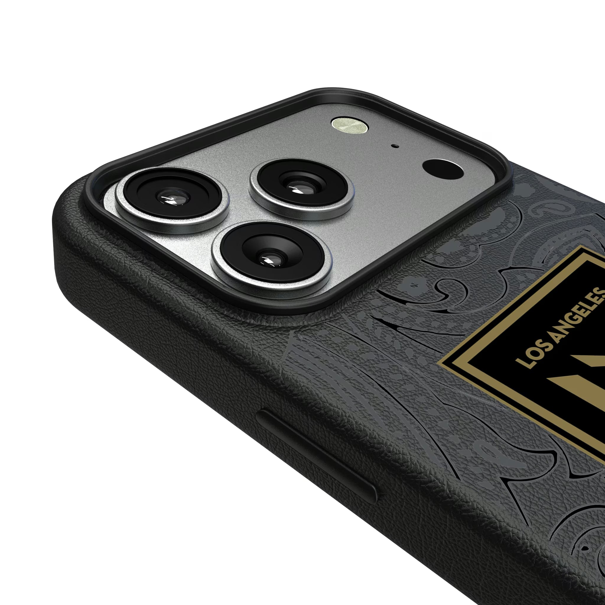 Los Angeles Football Club Paisley iPhone MagSafe Compatible Phone Case for Apple iPhone - Detail#Device_iPhone 17 Pro
