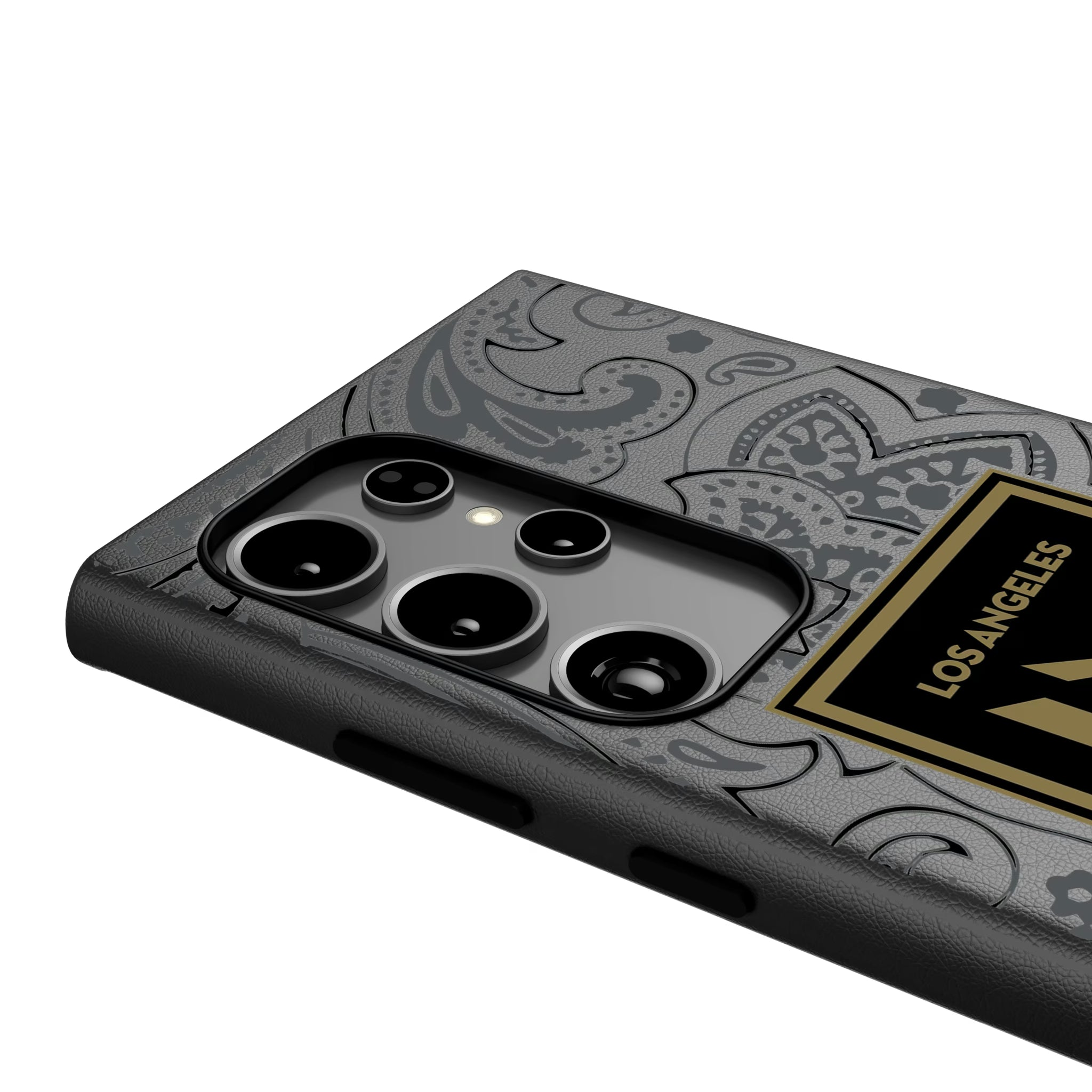 Los Angeles Football Club Paisley Galaxy MagSafe Compatible Phone Case for Samsung Galaxy - Detail