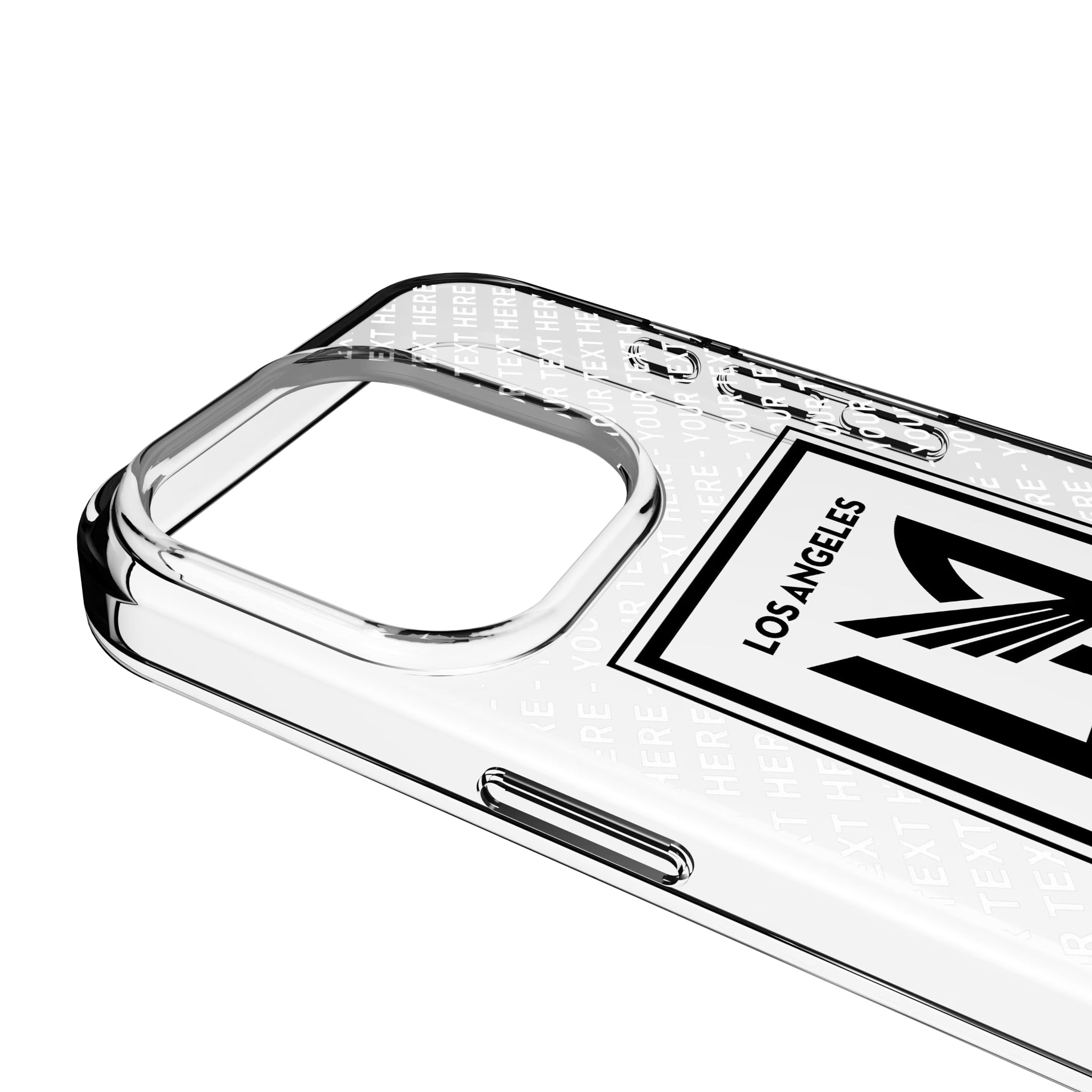 Los Angeles Football Club Personalized EndZone Plus iPhone Clear Phone Case for Apple iPhone - Detail