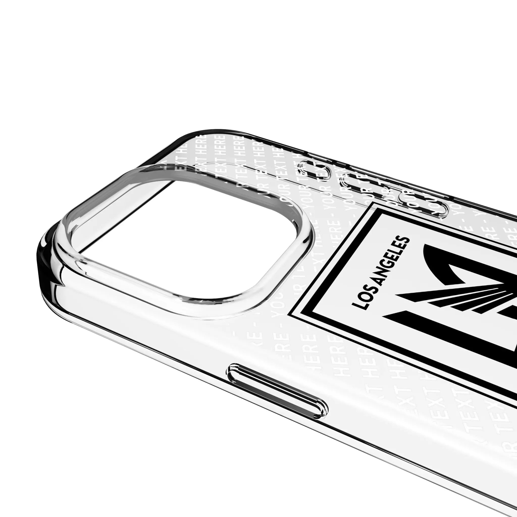 Los Angeles Football Club Personalized EndZone Plus iPhone Clear Phone Case for Apple iPhone - Detail