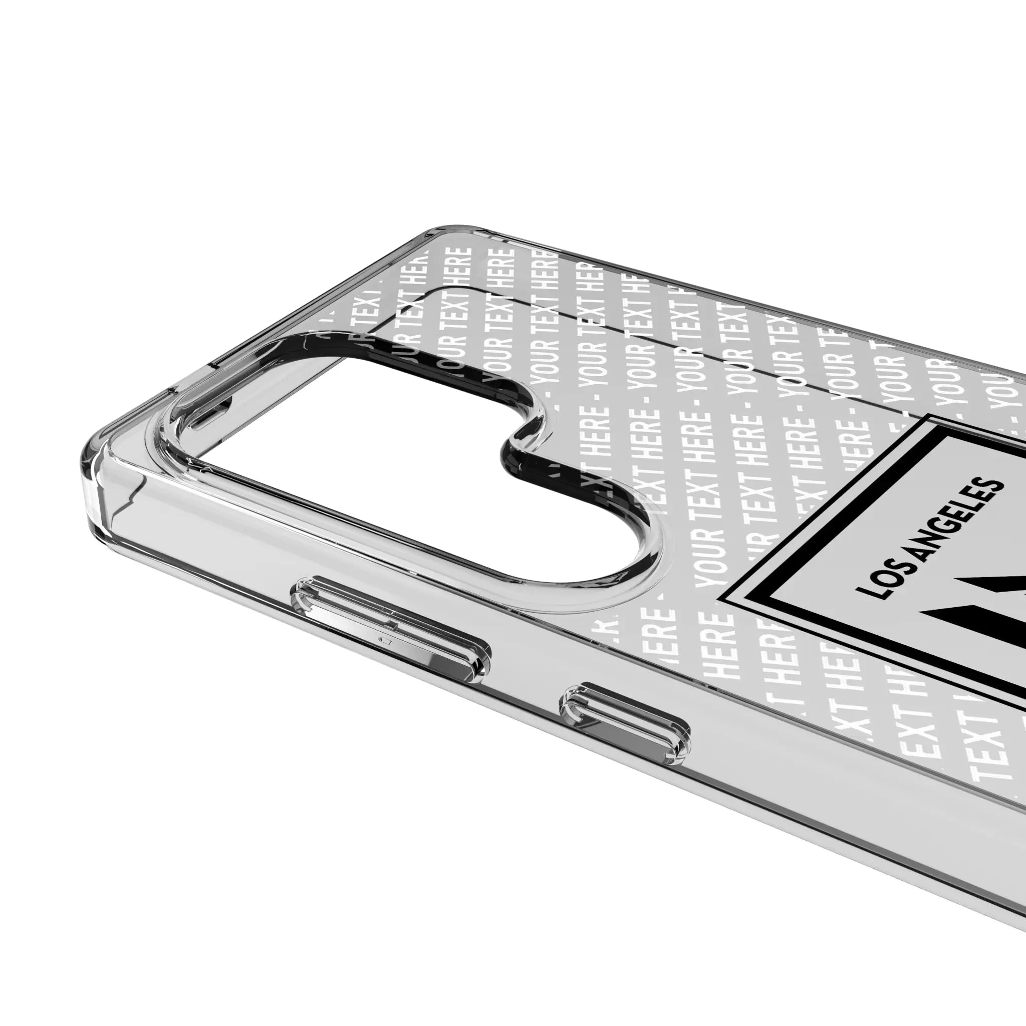 Los Angeles Football Club Personalized EndZone Plus Galaxy Clear Phone Case for Samsung Galaxy - Detail