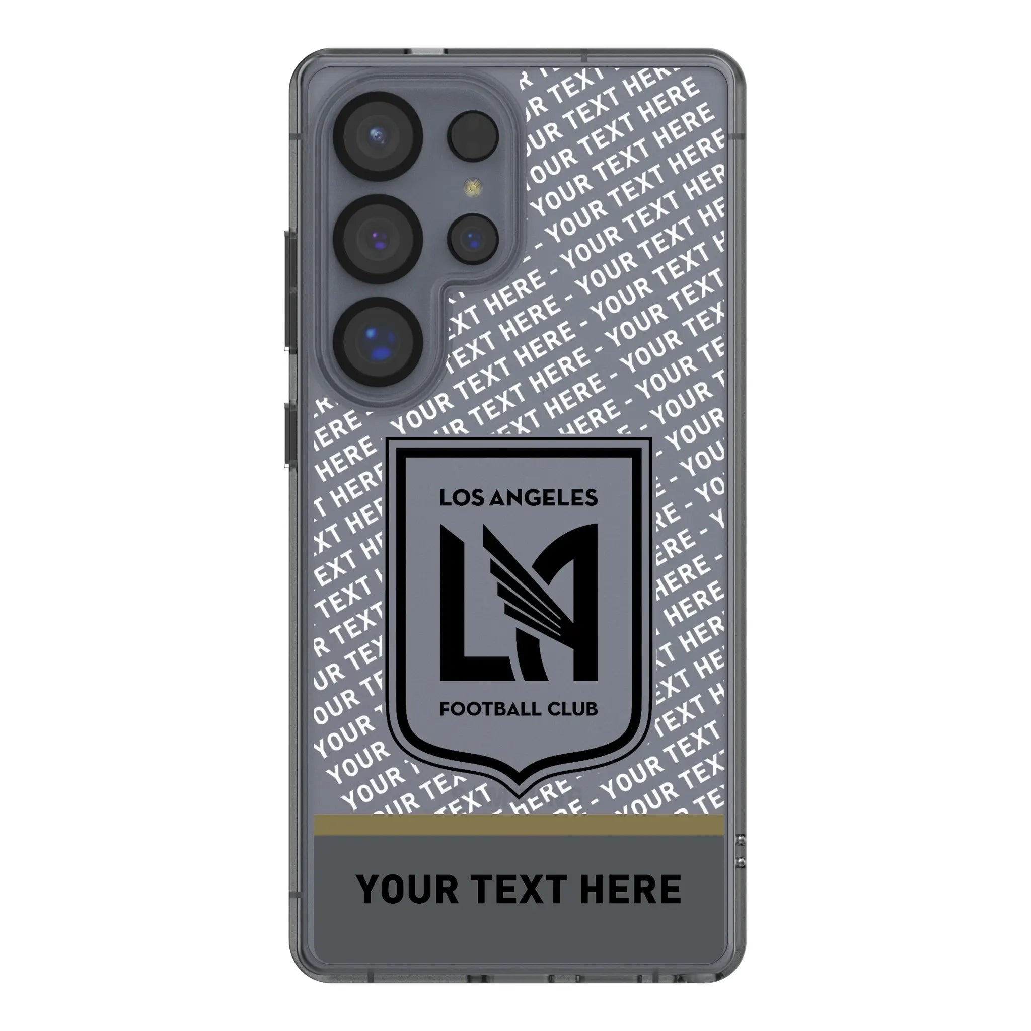 Los Angeles Football Club Personalized EndZone Plus Galaxy Clear Phone Case for Samsung Galaxy