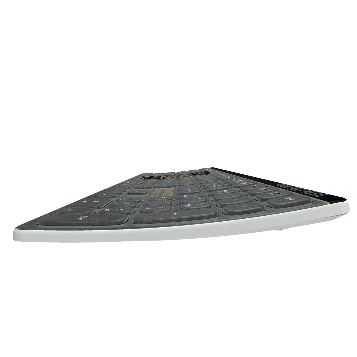 Los Angeles Football Club Personalized Endzone Solid KKB605 Curved Wireless Keyboard