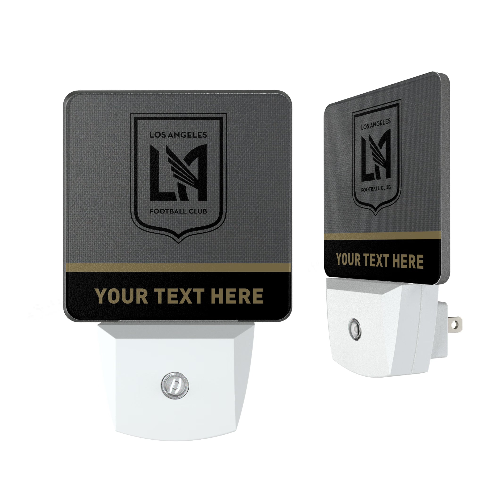 Los Angeles Football Club Personalized Endzone Solid Night Light 2-Pack