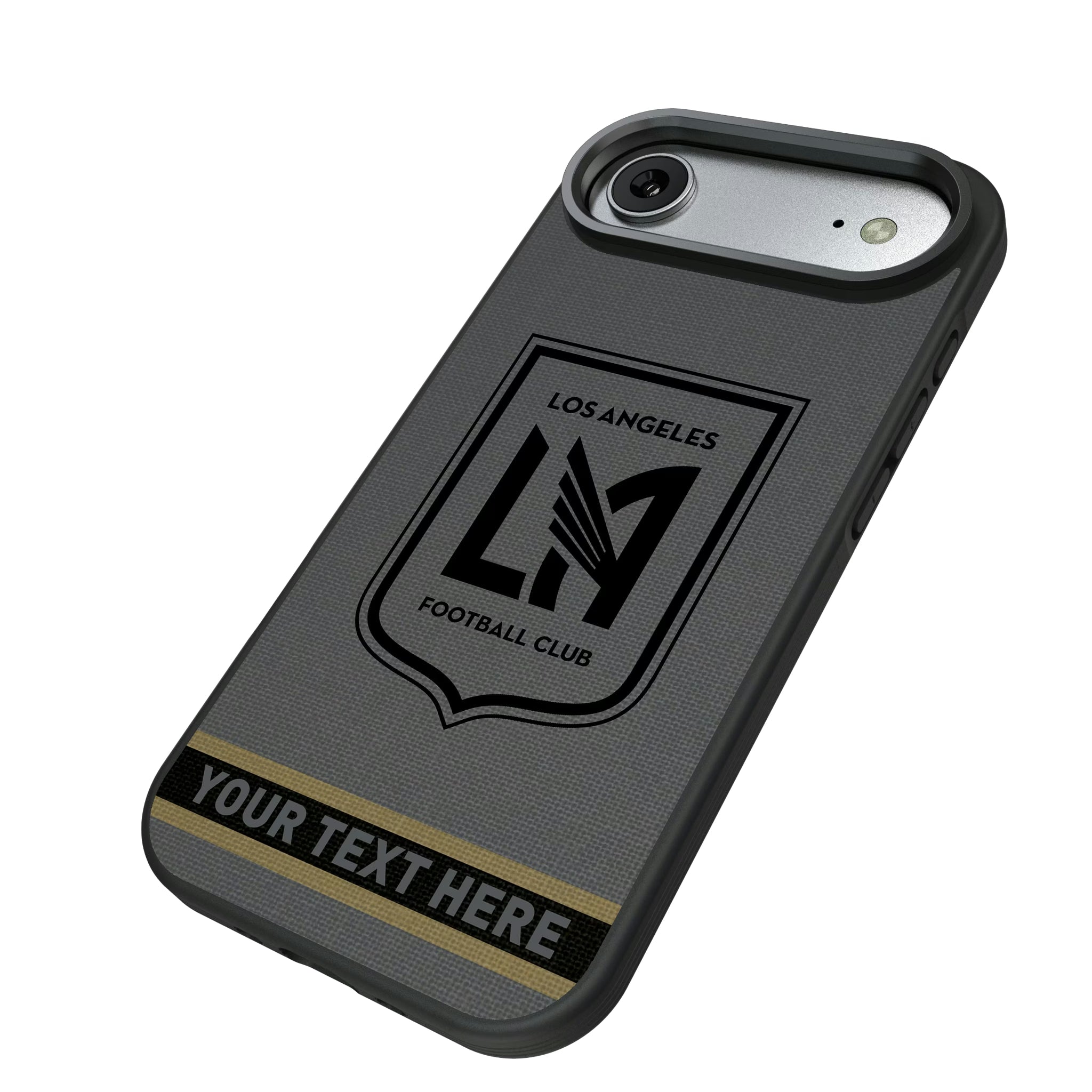 Los Angeles Football Club Personalized Stripe iPhone Bump Phone Case for Apple iPhone - Isometric View#Device_iPhone Air