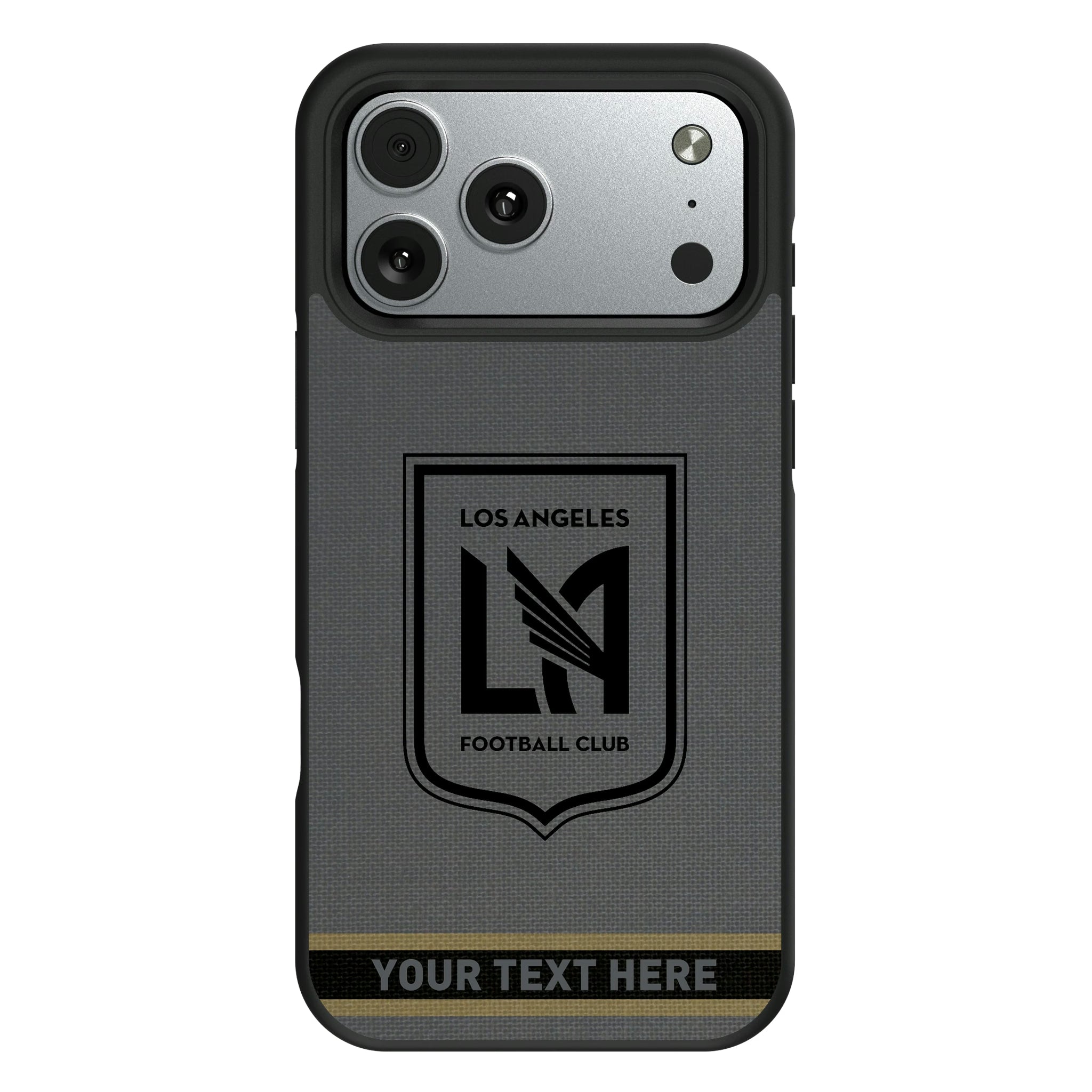 Los Angeles Football Club Personalized Stripe iPhone Bump Phone Case for Apple iPhone#Device_iPhone 17 Pro Max