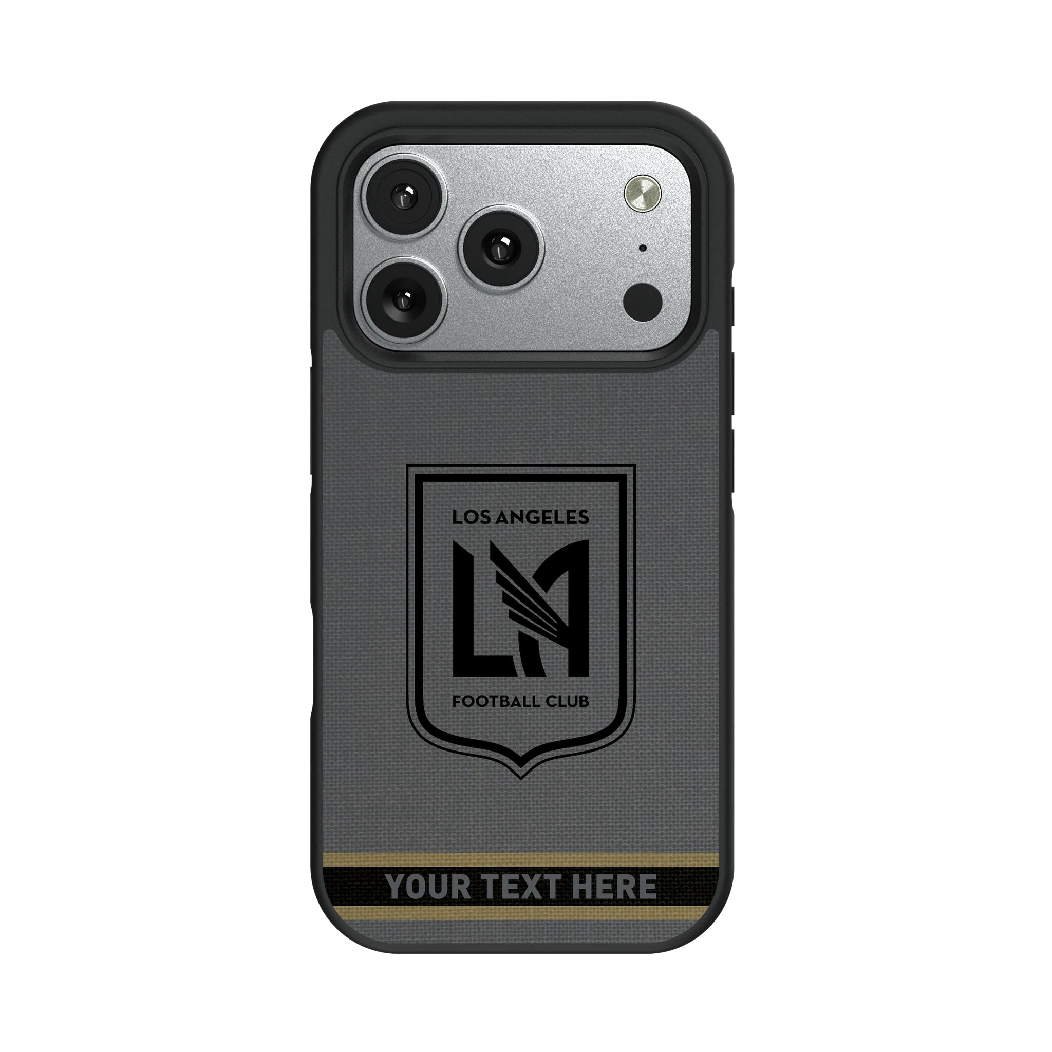 Los Angeles Football Club Personalized Stripe iPhone Bump Phone Case for Apple iPhone#Device_iPhone 17 Pro