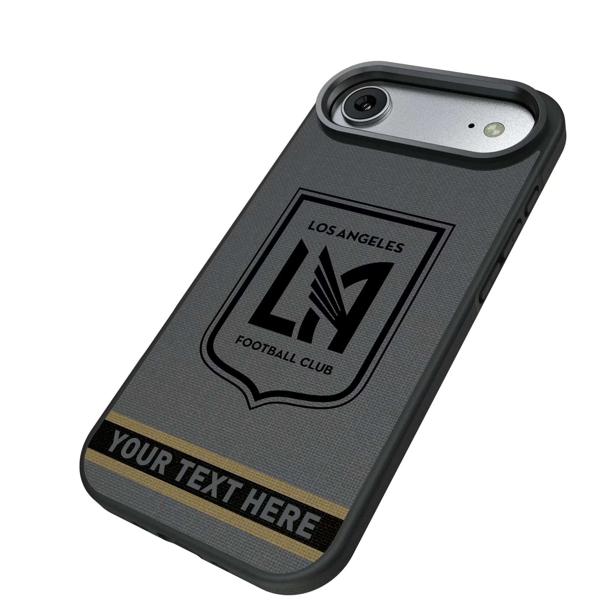 Los Angeles Football Club Personalized Stripe iPhone Bump Phone Case for Apple iPhone - Isometric View#Device_iPhone Air