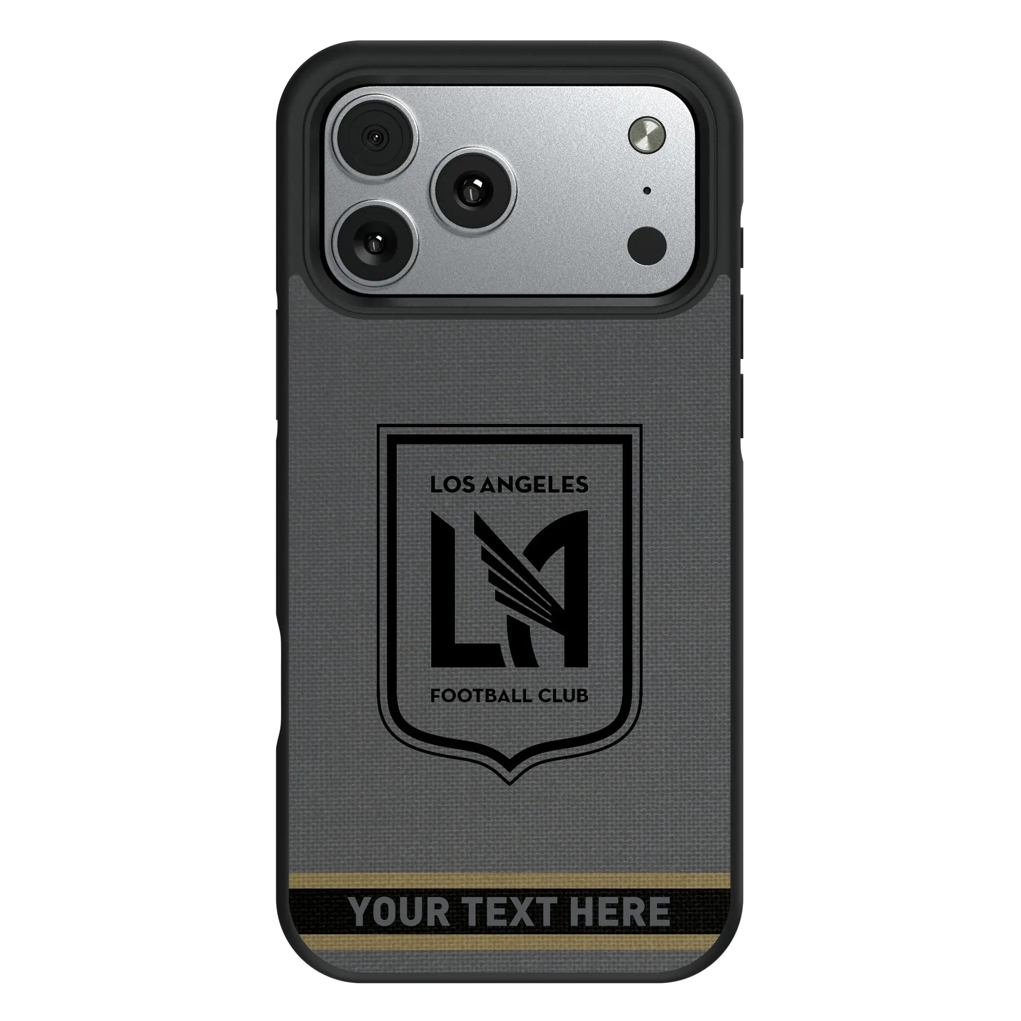 Los Angeles Football Club Personalized Stripe iPhone Bump Phone Case for Apple iPhone#Device_iPhone 17 Pro Max