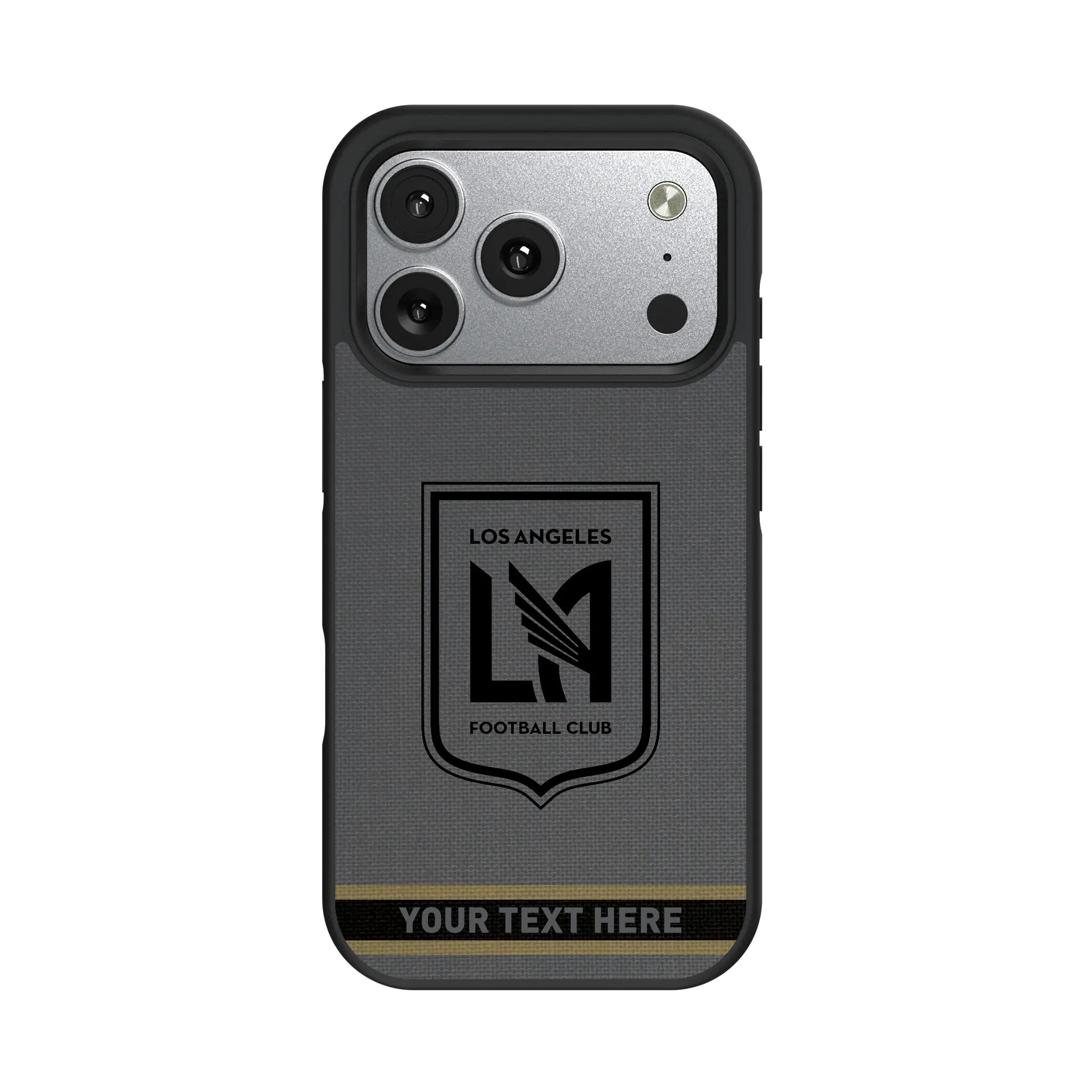 Los Angeles Football Club Personalized Stripe iPhone Bump Phone Case for Apple iPhone#Device_iPhone 17 Pro