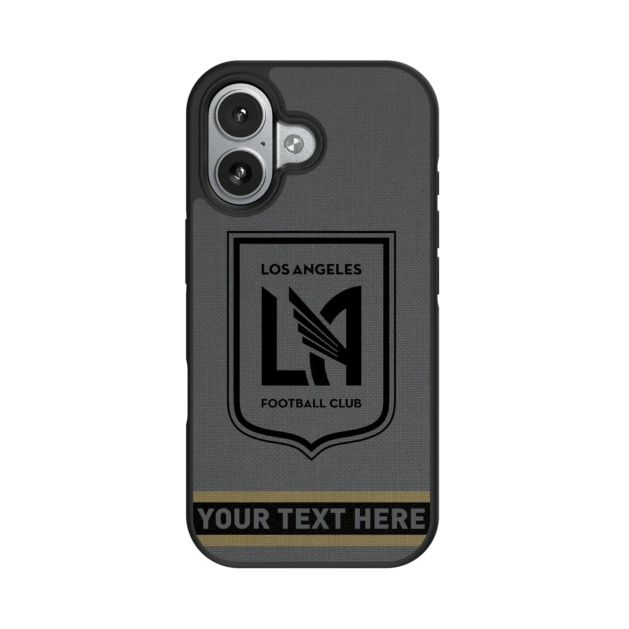 Los Angeles Football Club Personalized Stripe iPhone Bump Phone Case for Apple iPhone#Device_iPhone 17