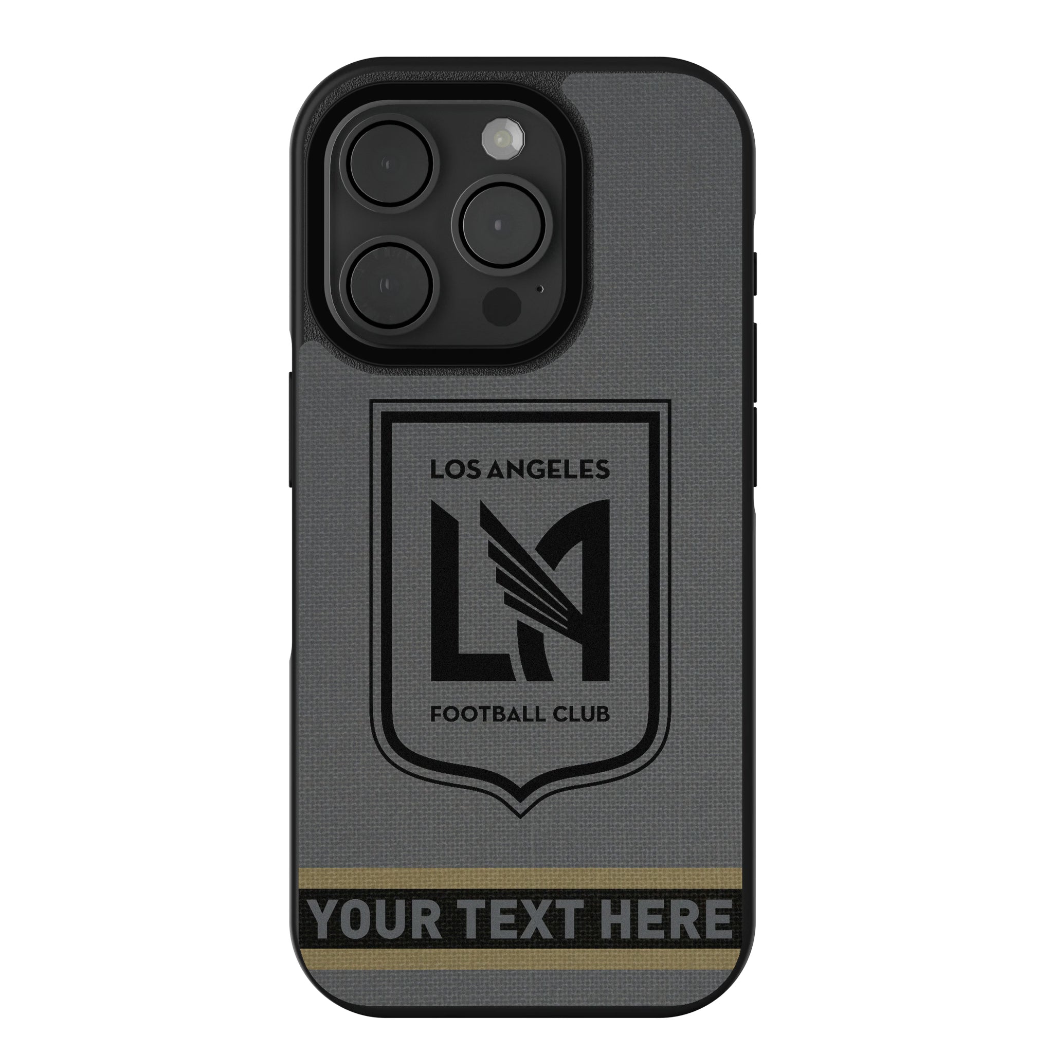 Los Angeles Football Club Personalized Stripe iPhone Bump Phone Case for Apple iPhone