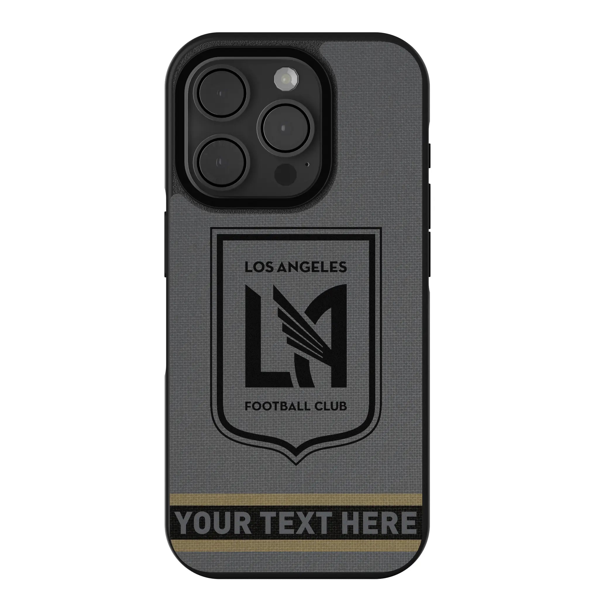 Los Angeles Football Club Personalized Stripe iPhone Bump Phone Case for Apple iPhone