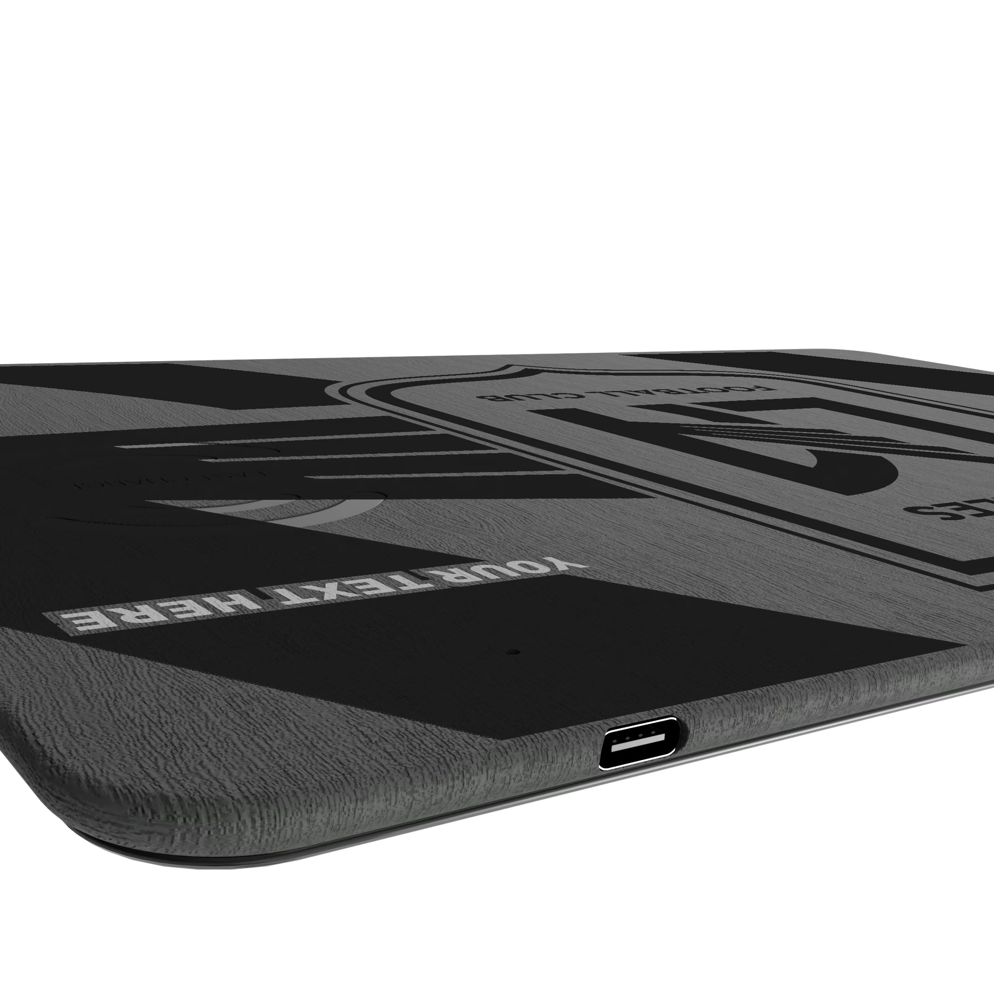 Los Angeles Football Club Personalized Tilt 15-Watt Wireless Charger and Mouse Pad
