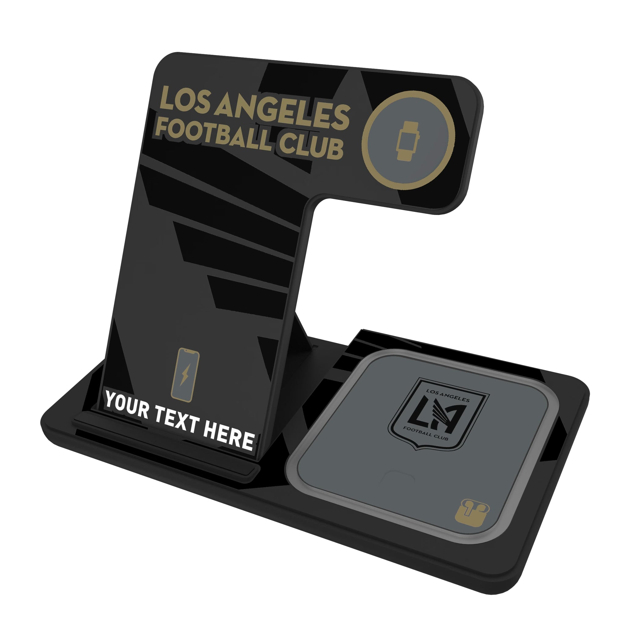 Los Angeles Football Club Personalized Tilt 3 in 1 Charging Station