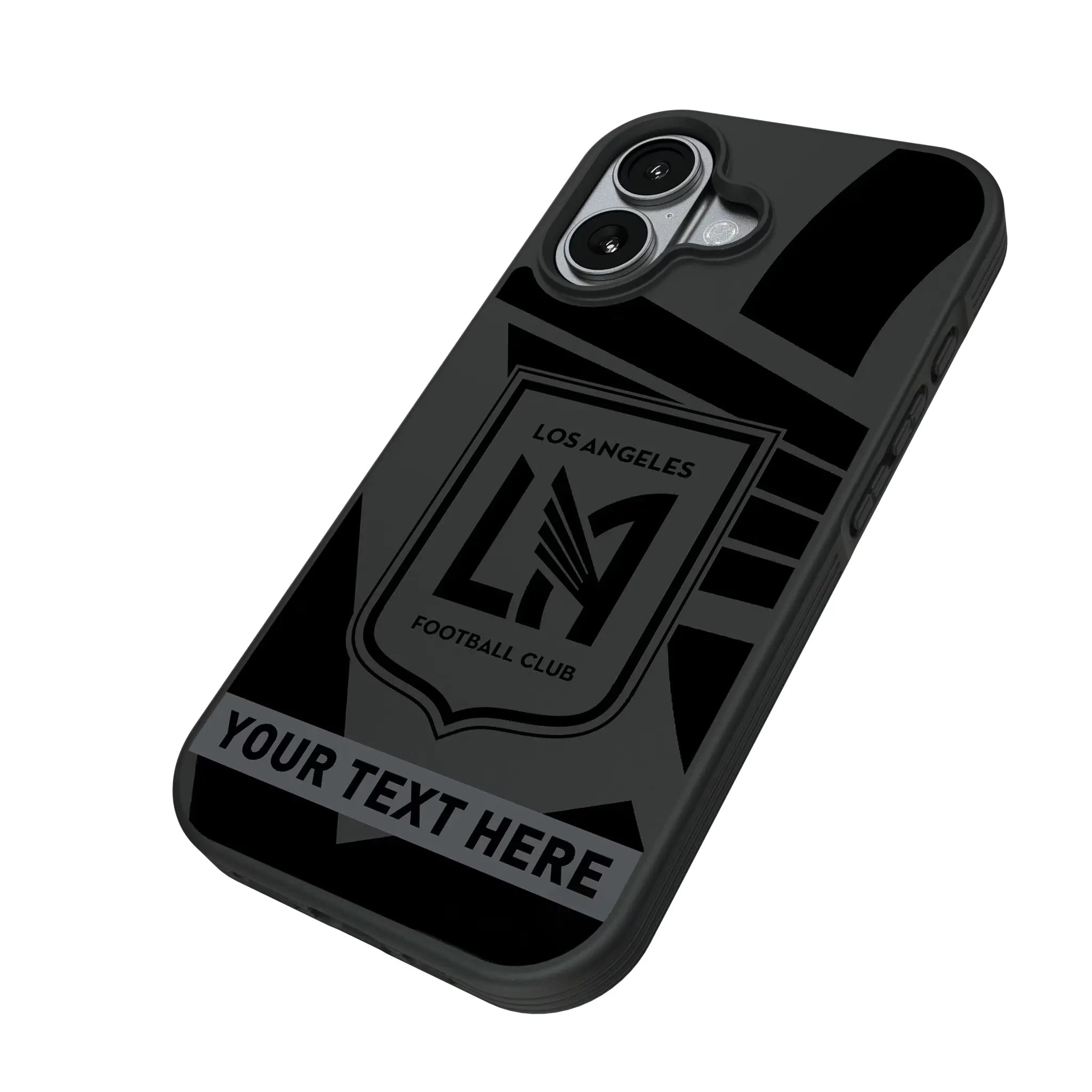 Los Angeles Football Club Personalized Tilt iPhone Bump Phone Case for Apple iPhone - Isometric View#Device_iPhone 17