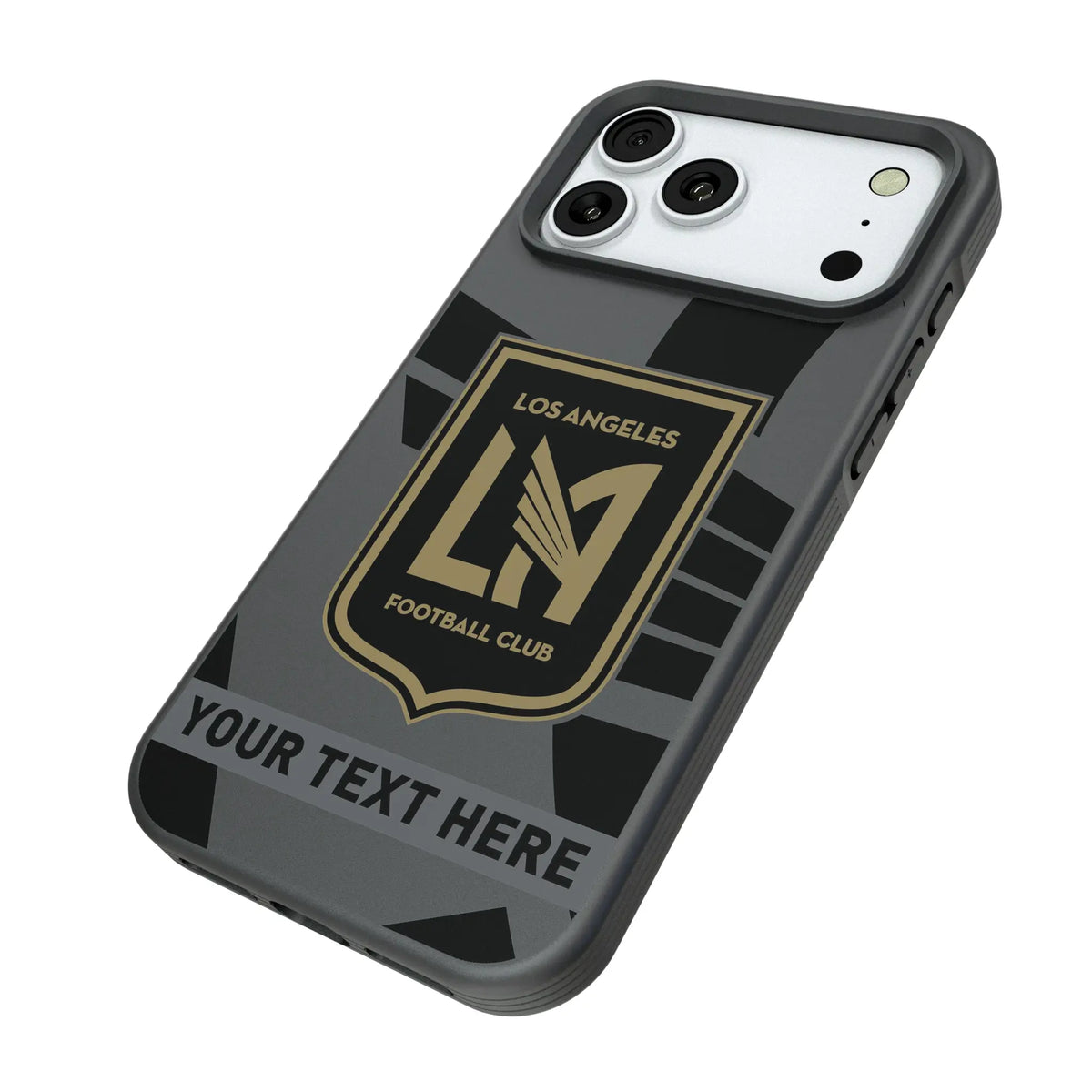 Los Angeles Football Club Personalized Tilt iPhone Bump Phone Case for Apple iPhone - Isometric View#Device_iPhone 18 Pro Max
