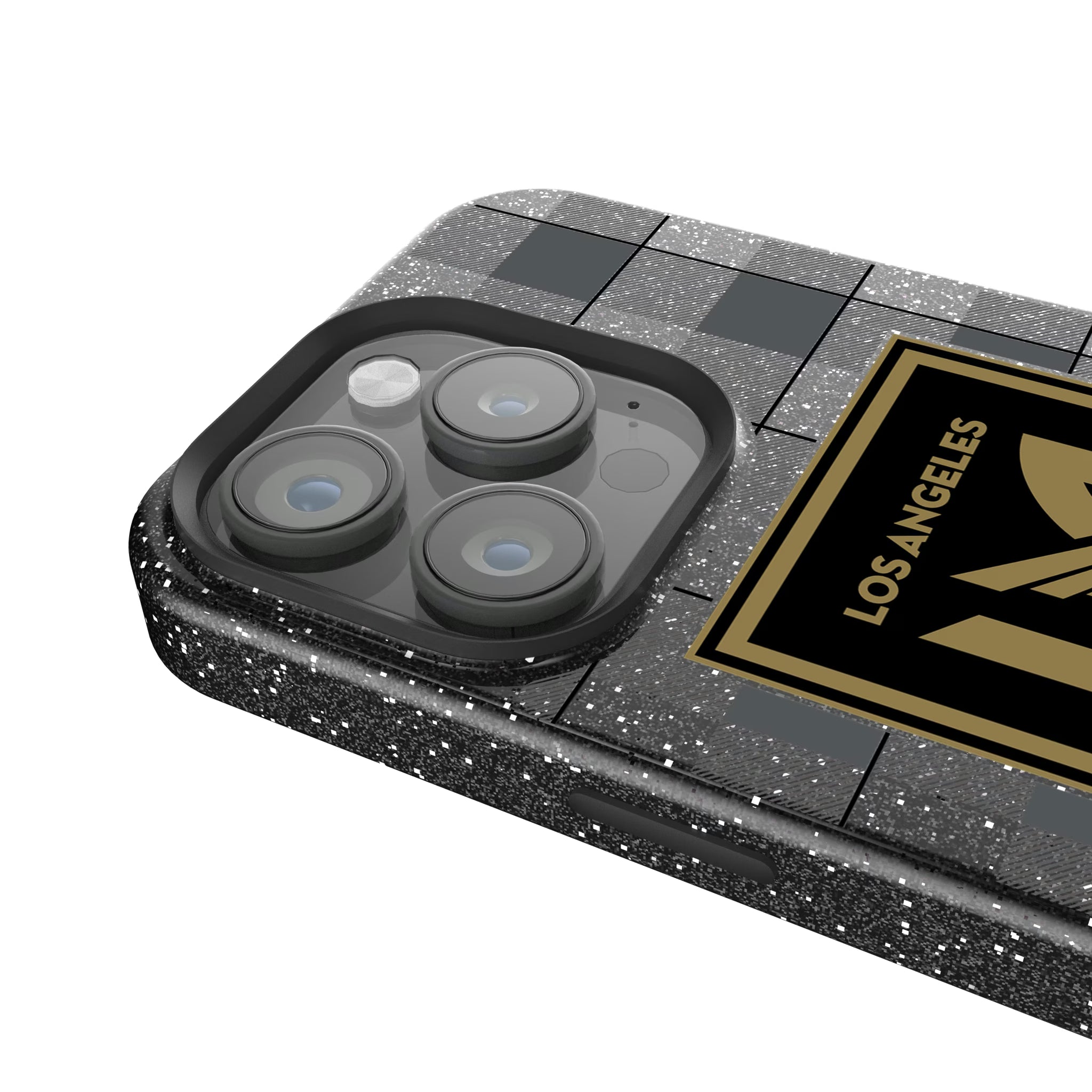 Los Angeles Football Club Plaid iPhone Bling Phone Case for Apple iPhone - Detail