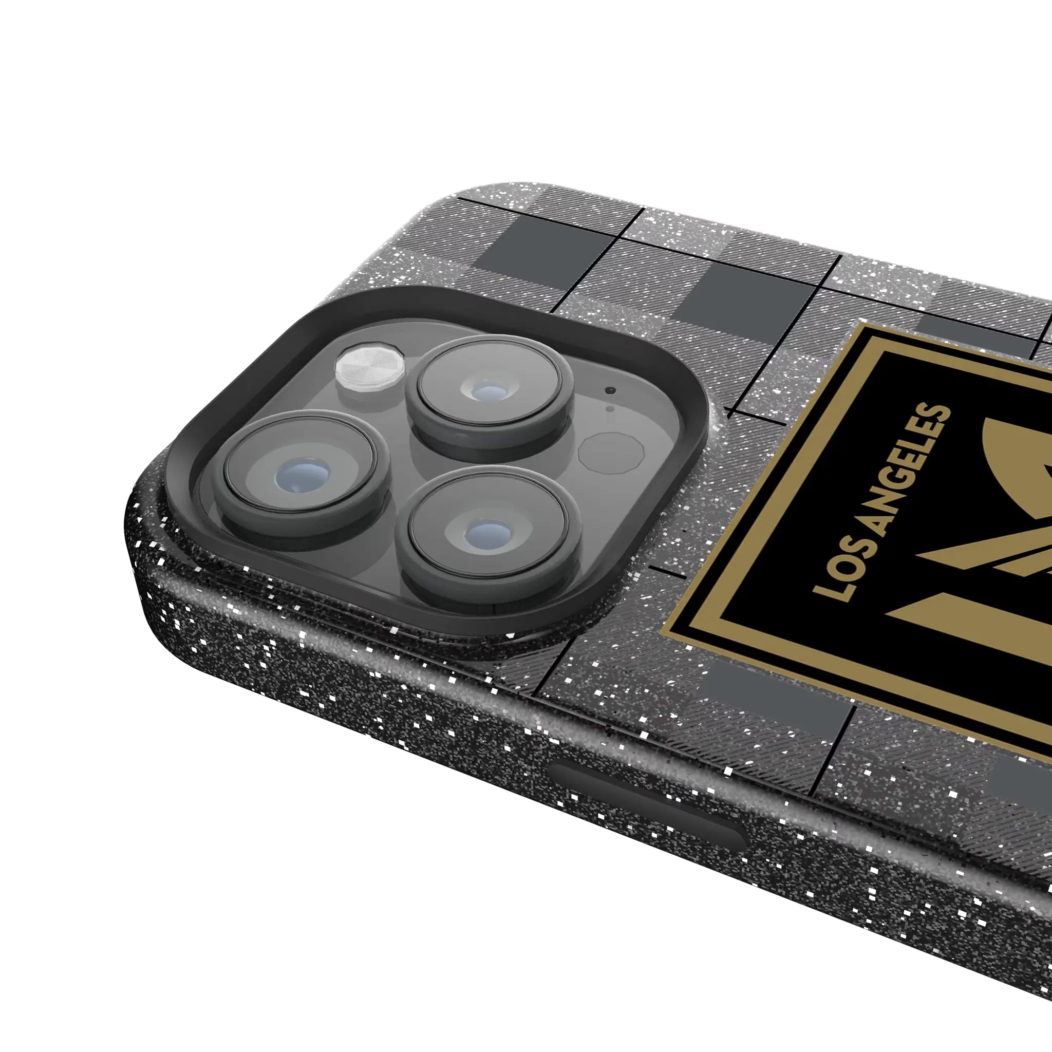 Los Angeles Football Club Plaid iPhone Bling Phone Case for Apple iPhone - Detail