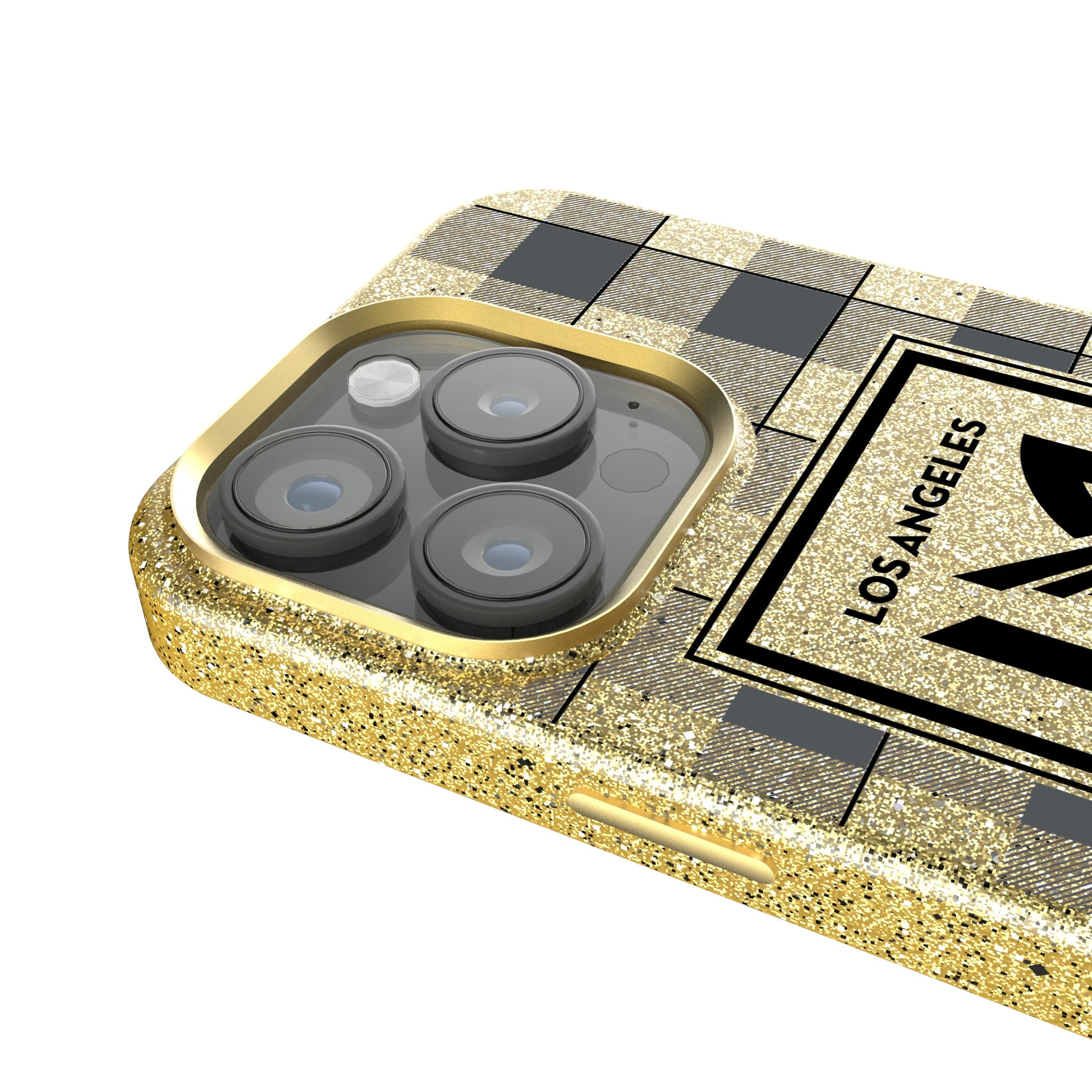 Los Angeles Football Club Plaid iPhone Bling Phone Case for Apple iPhone - Detail