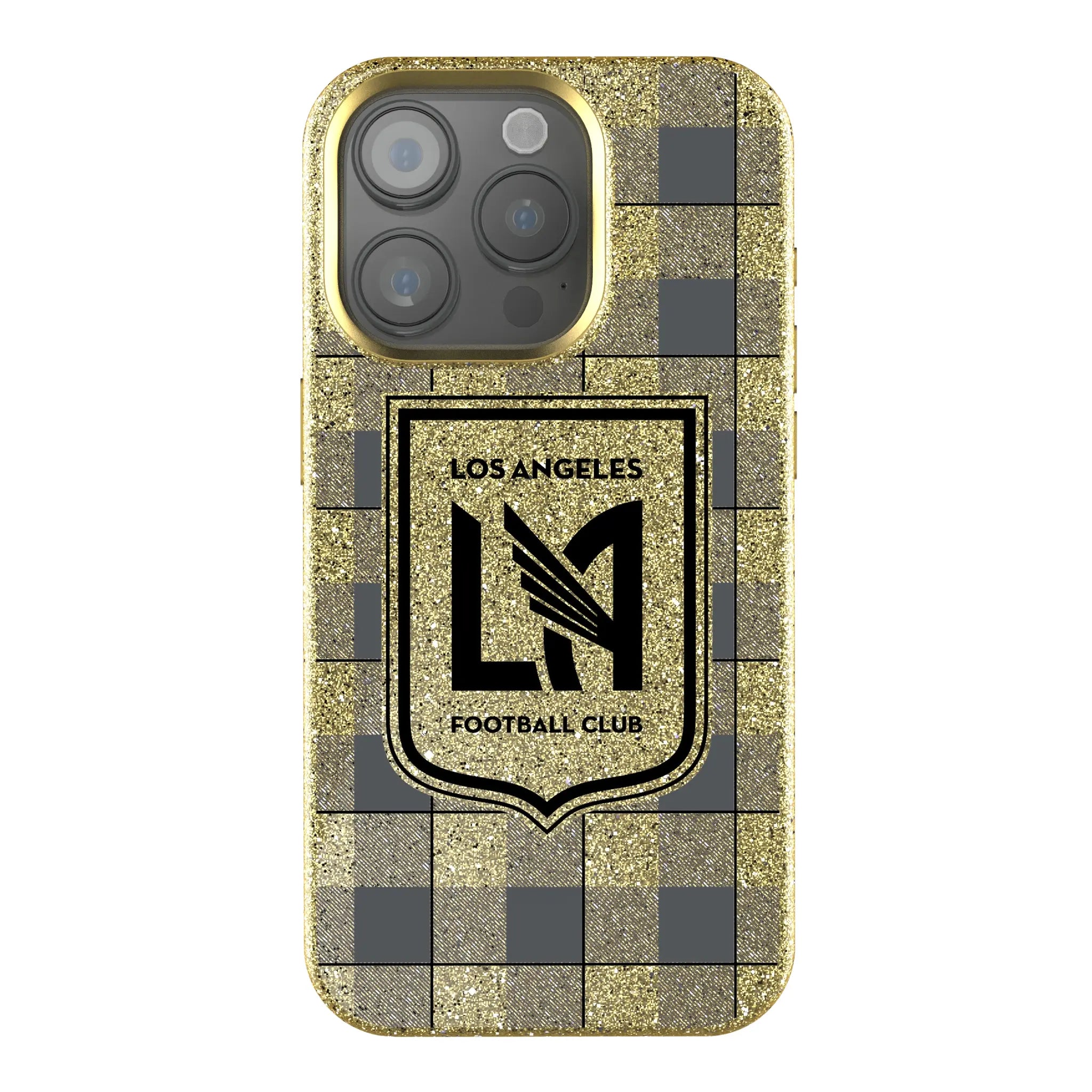 Los Angeles Football Club Plaid iPhone Bling Phone Case for Apple iPhone