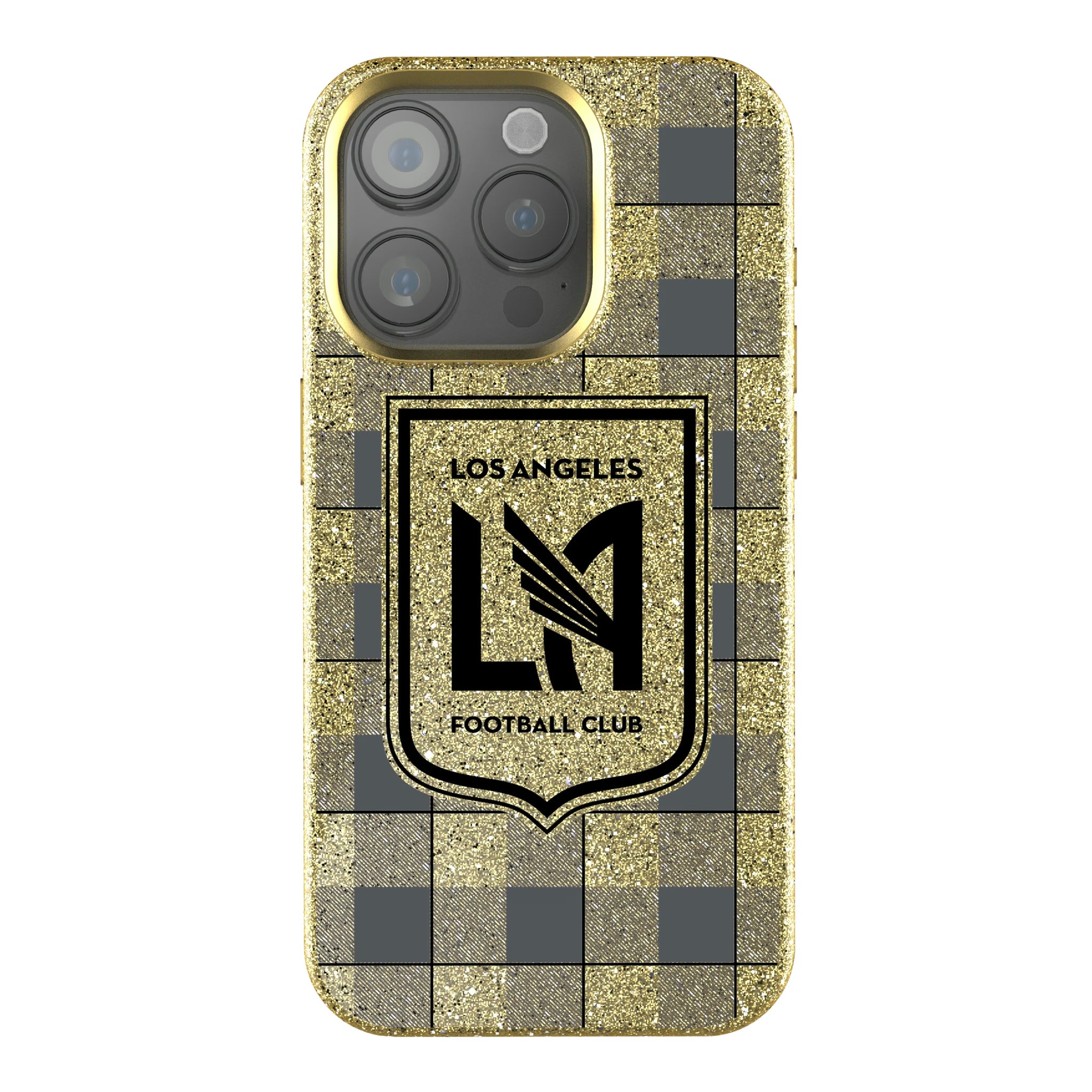 Los Angeles Football Club Plaid iPhone Bling Phone Case for Apple iPhone