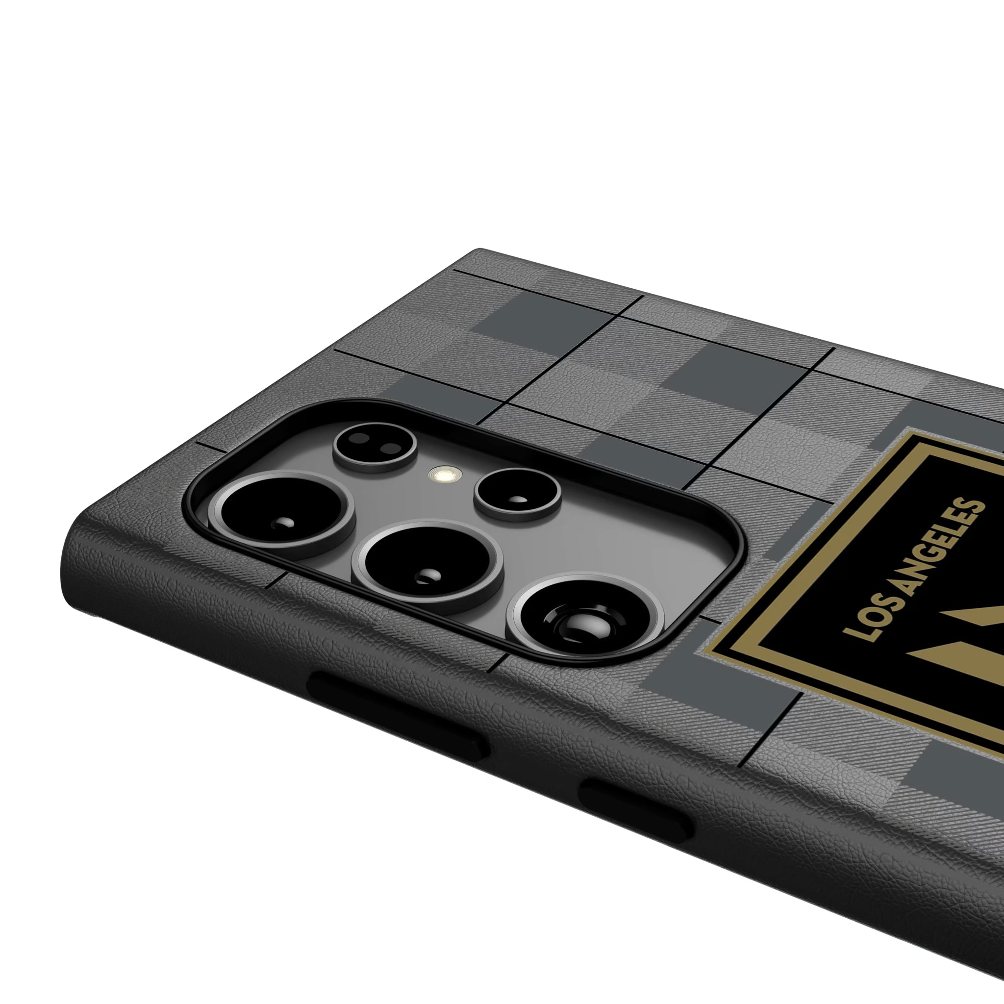 Los Angeles Football Club Plaid Galaxy MagSafe Compatible Phone Case for Samsung Galaxy - Detail