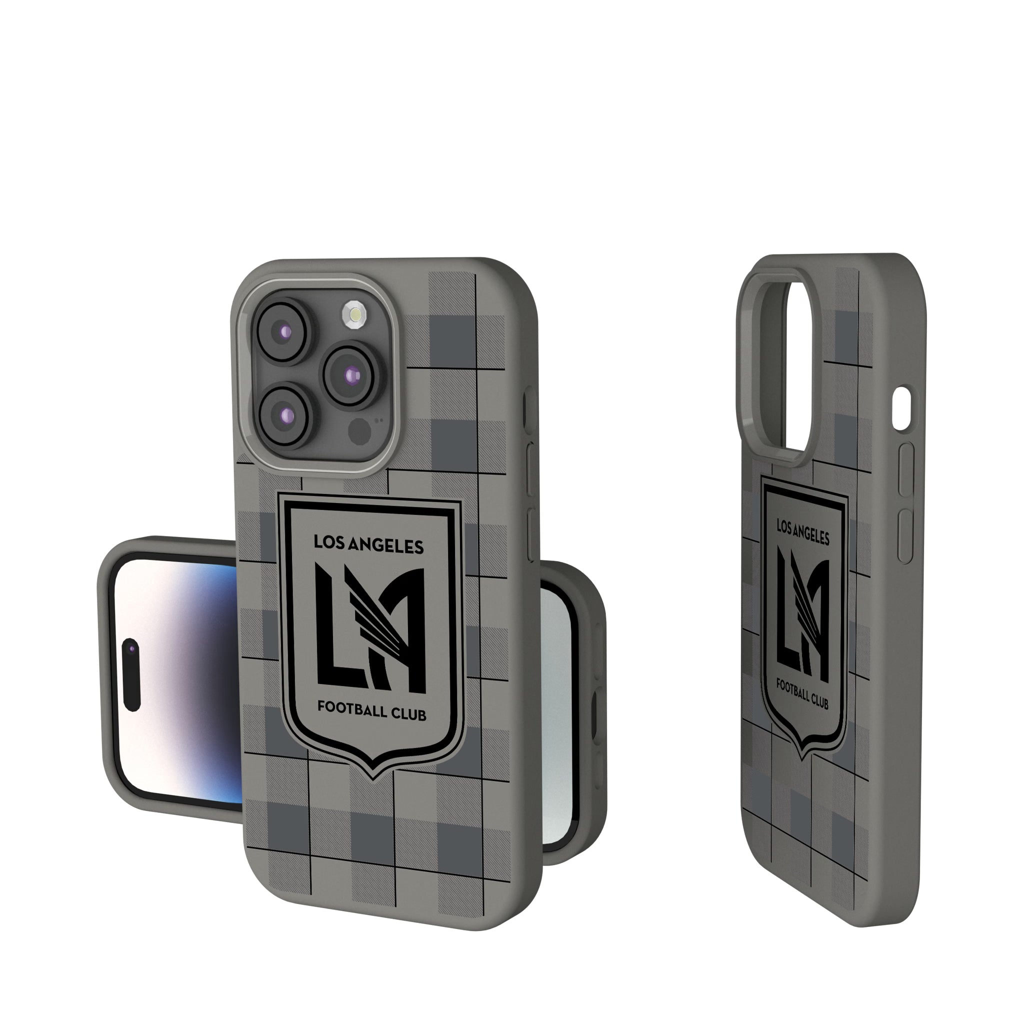 Los Angeles Football Club Plaid iPhone Soft Touch Phone Case for Apple iPhone