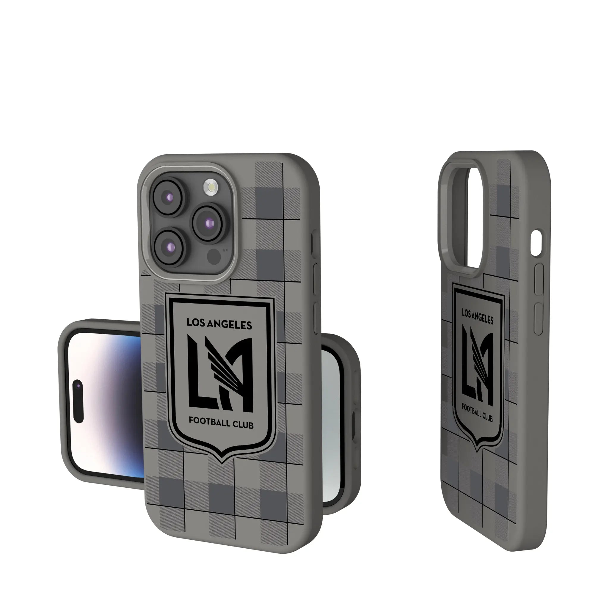 Los Angeles Football Club Plaid iPhone Soft Touch Phone Case for Apple iPhone