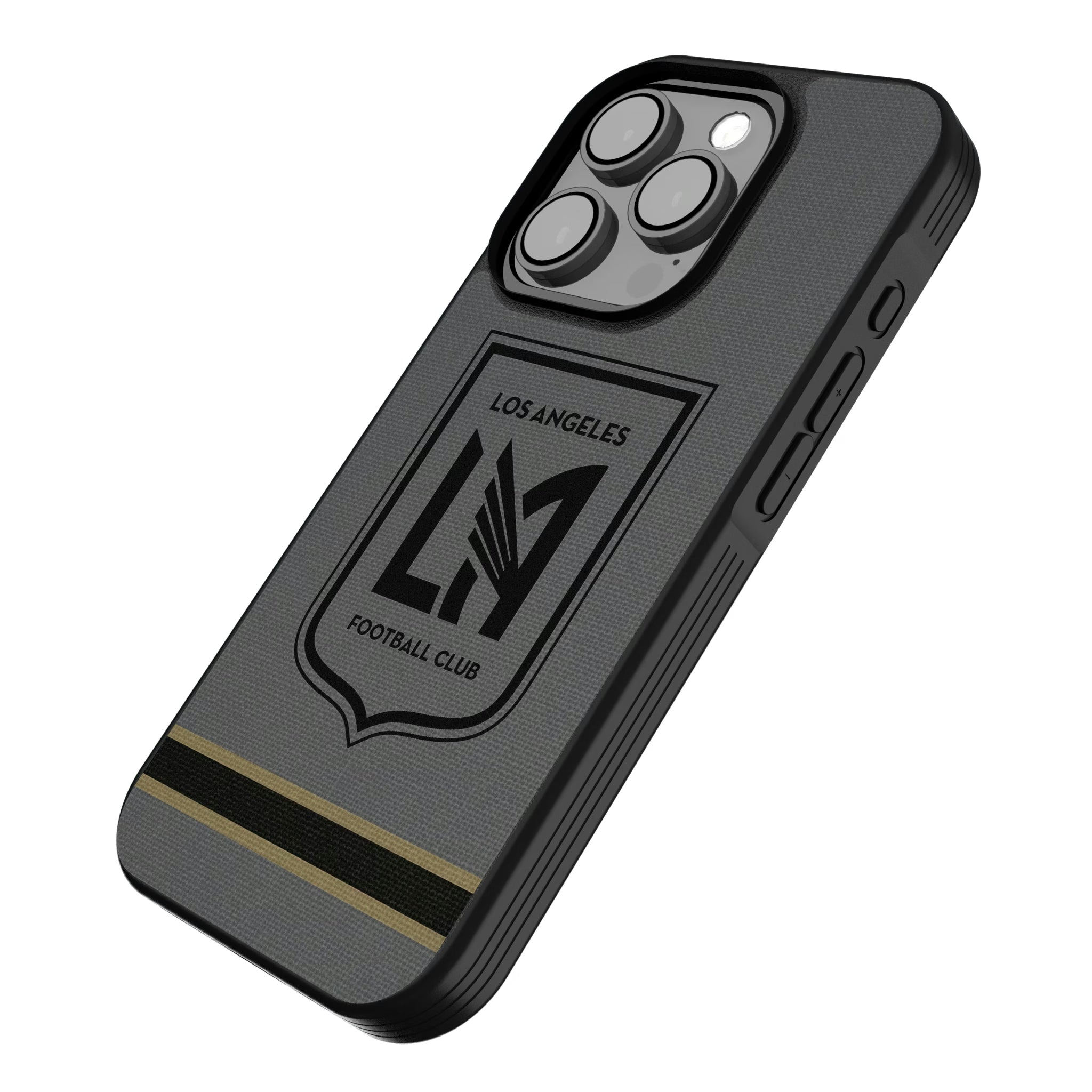 Los Angeles Football Club Stripe iPhone Bump Phone Case for Apple iPhone - Isometric View