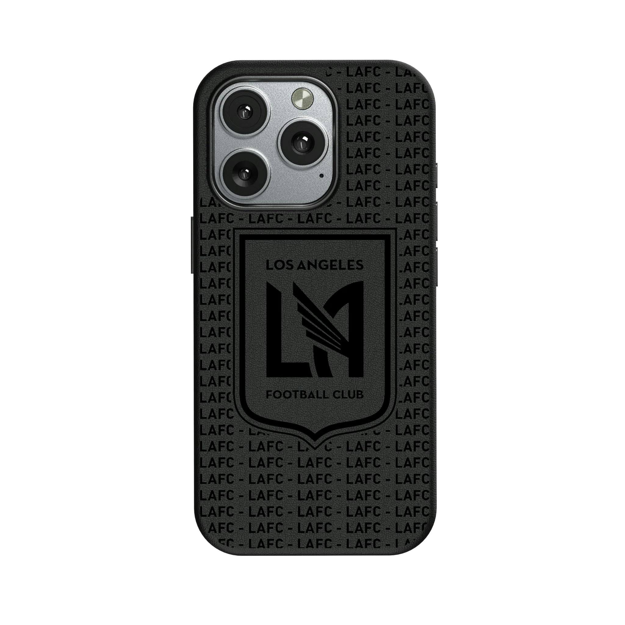 Los Angeles Football Club Text Backdrop iPhone MagSafe Compatible Phone Case for Apple iPhone