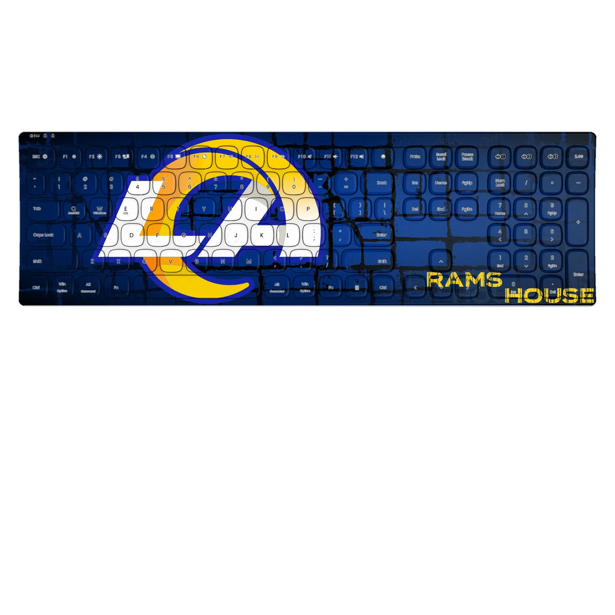 Los Angeles Rams Brick KKB605 Curved Wireless Keyboard