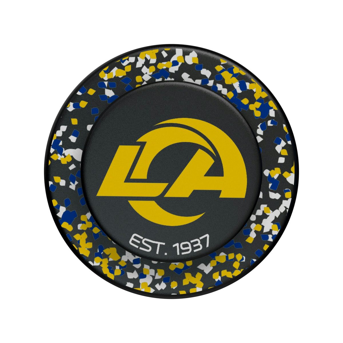 Los Angeles Rams Confetti Popsockets Round Magnetic