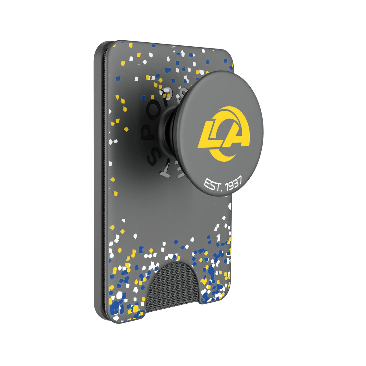 Los Angeles Rams Confetti Popsockets Wallet Magnetic