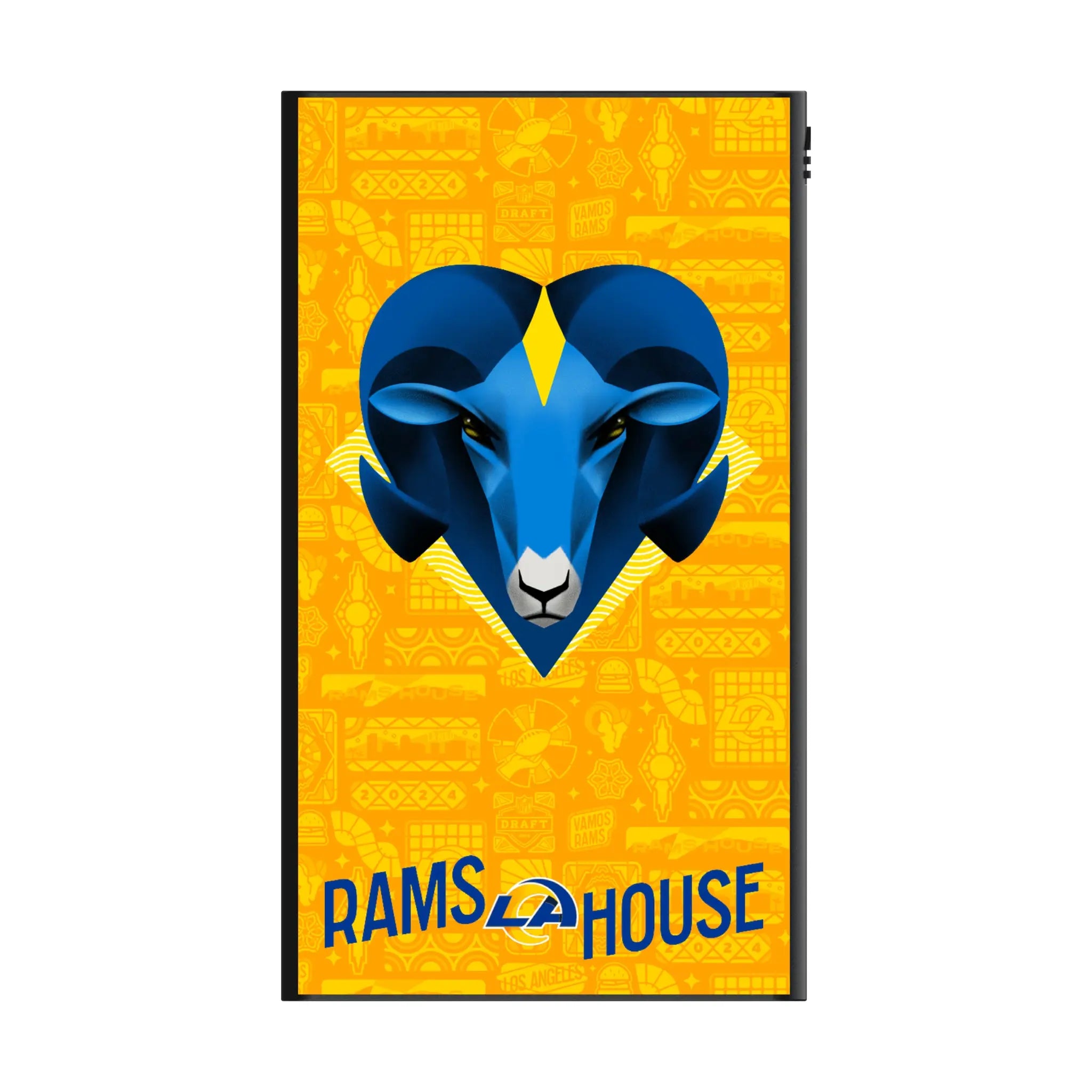 Los Angeles Rams Deco 5000mAh Flat Power Bank