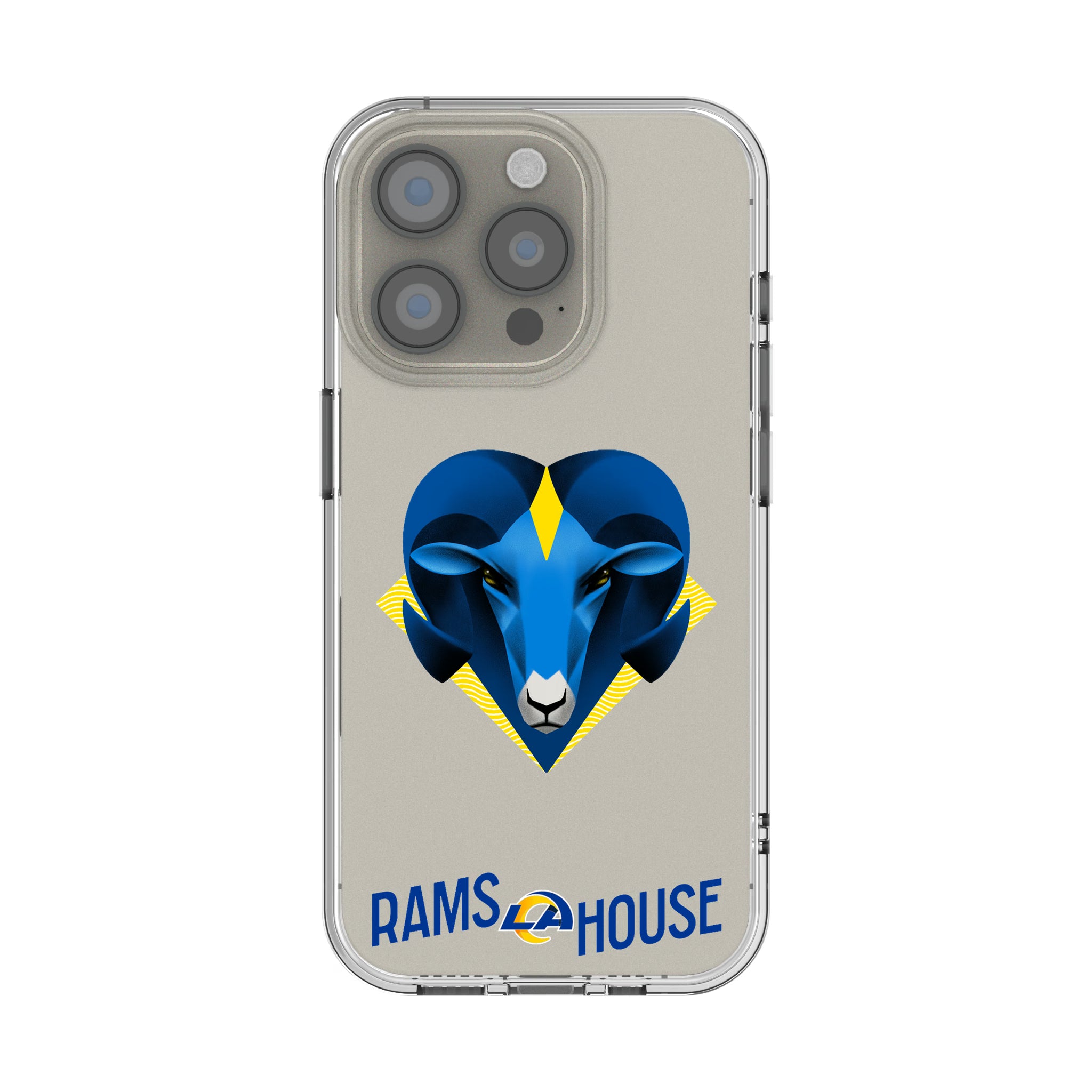 Los Angeles Rams Deco iPhone Clear Phone Case for Apple iPhone