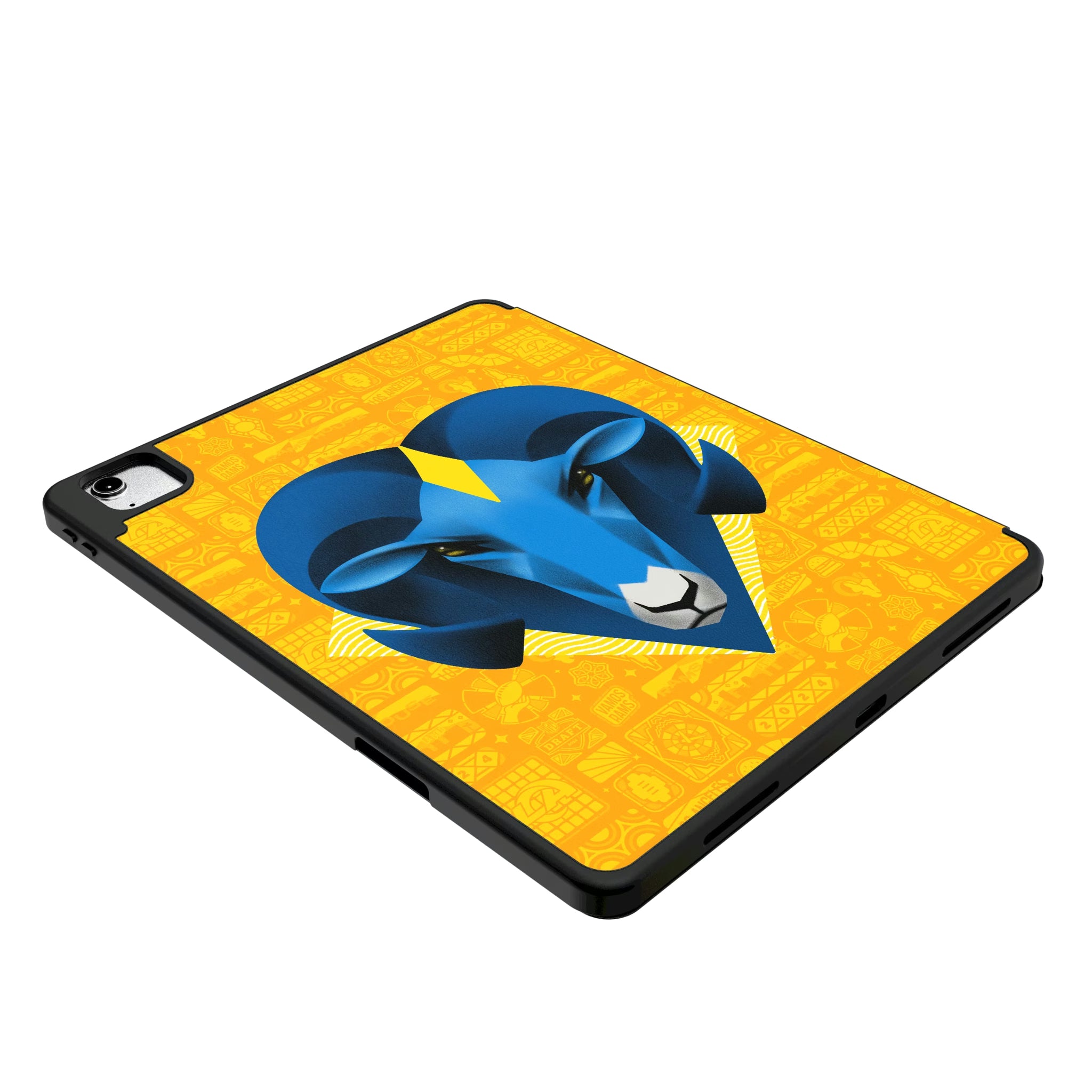 Los Angeles Rams Deco iPad Tablet Case for Apple iPad - Isometric View