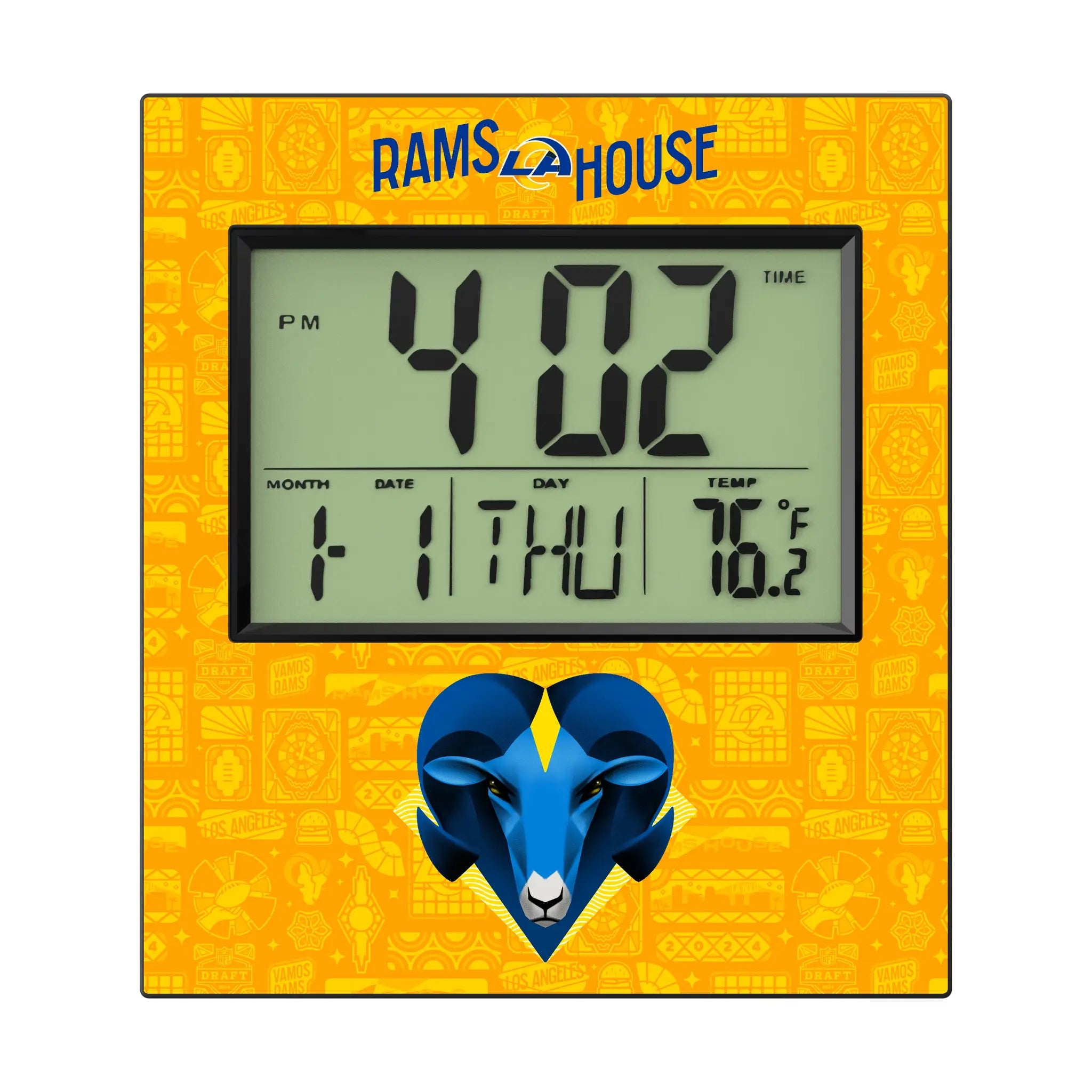 Los Angeles Rams Deco Wall Clock