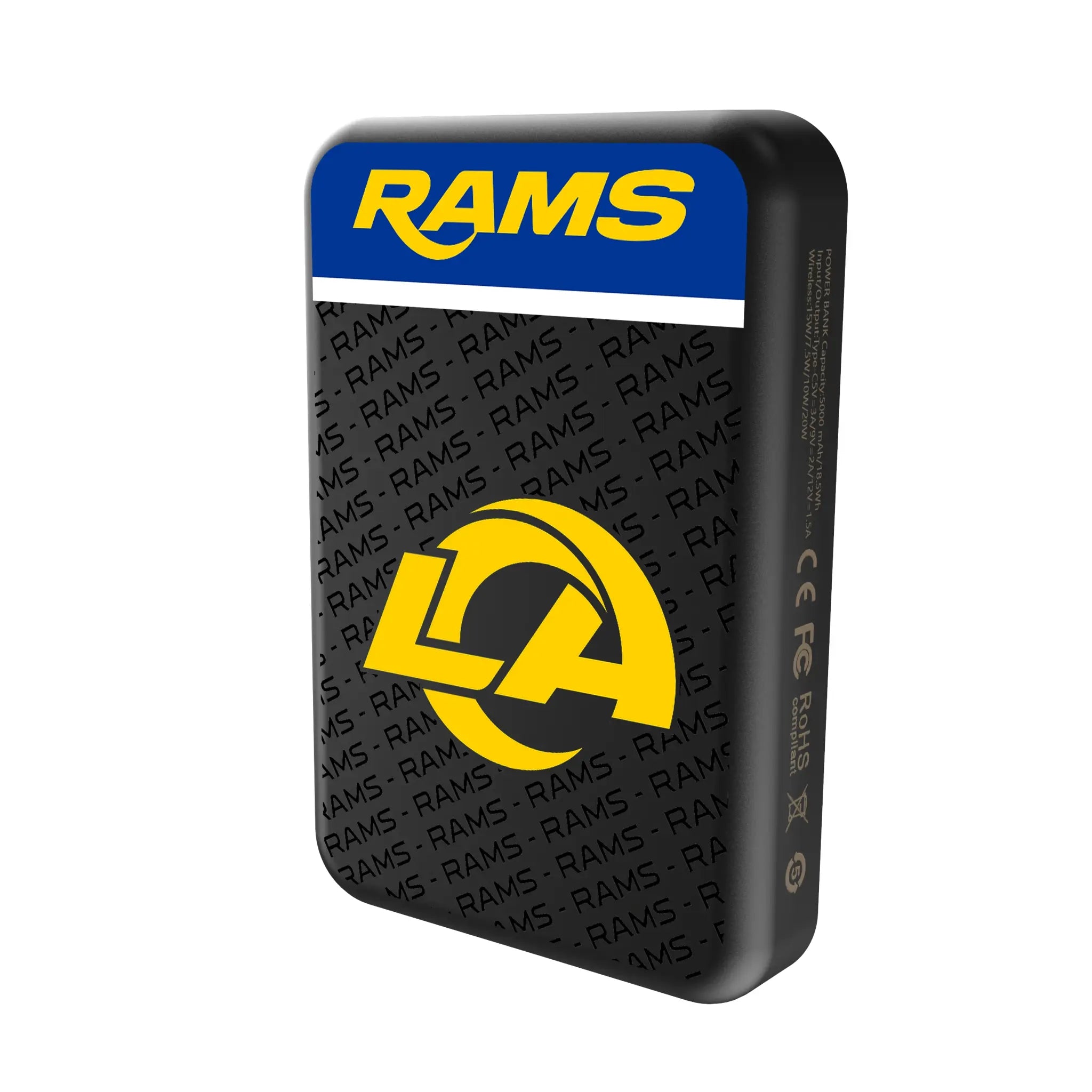 Los Angeles Rams Endzone Plus Wireless Mag Power Bank