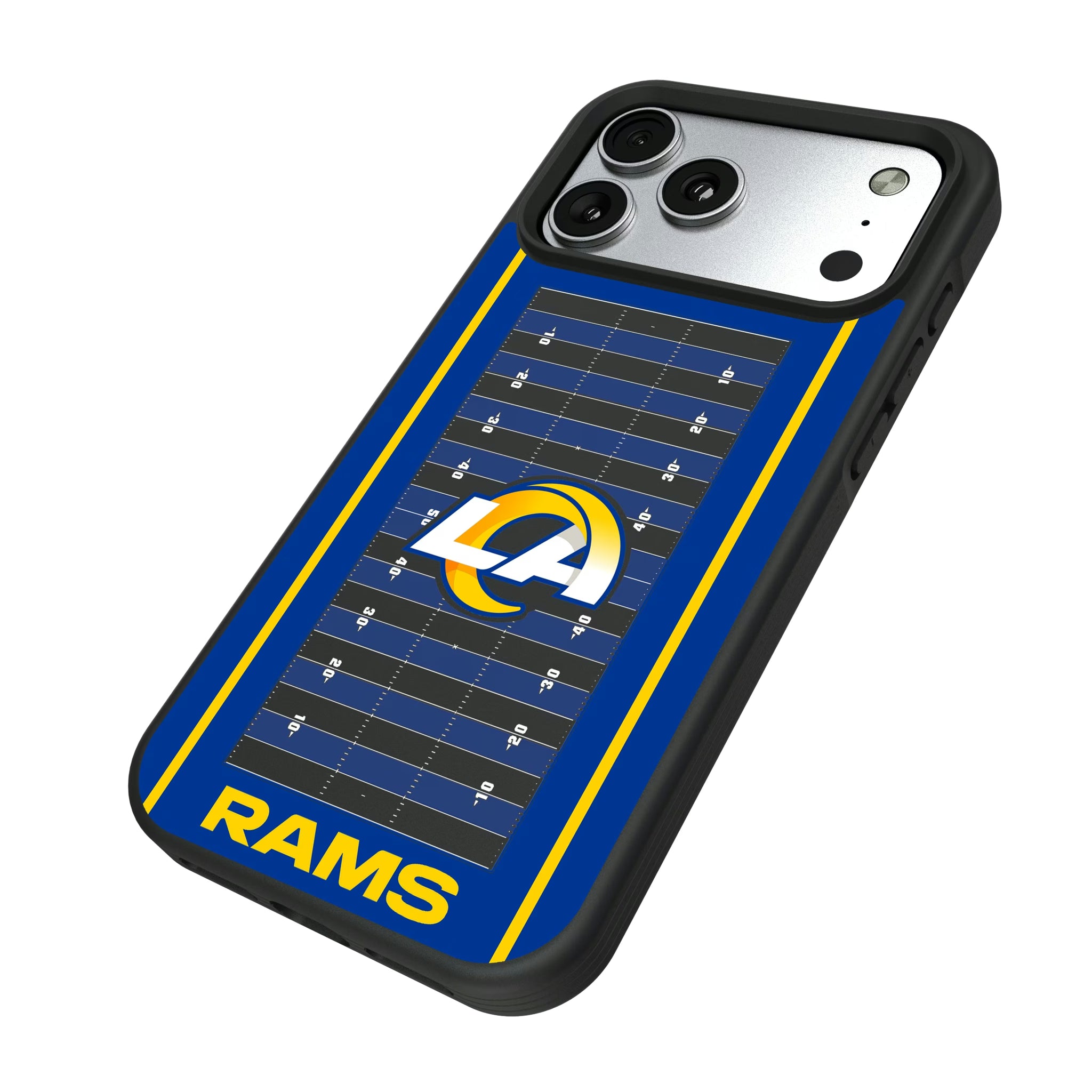Los Angeles Rams Field iPhone Bump Phone Case for Apple iPhone - Isometric View#Device_iPhone 17 Pro Max