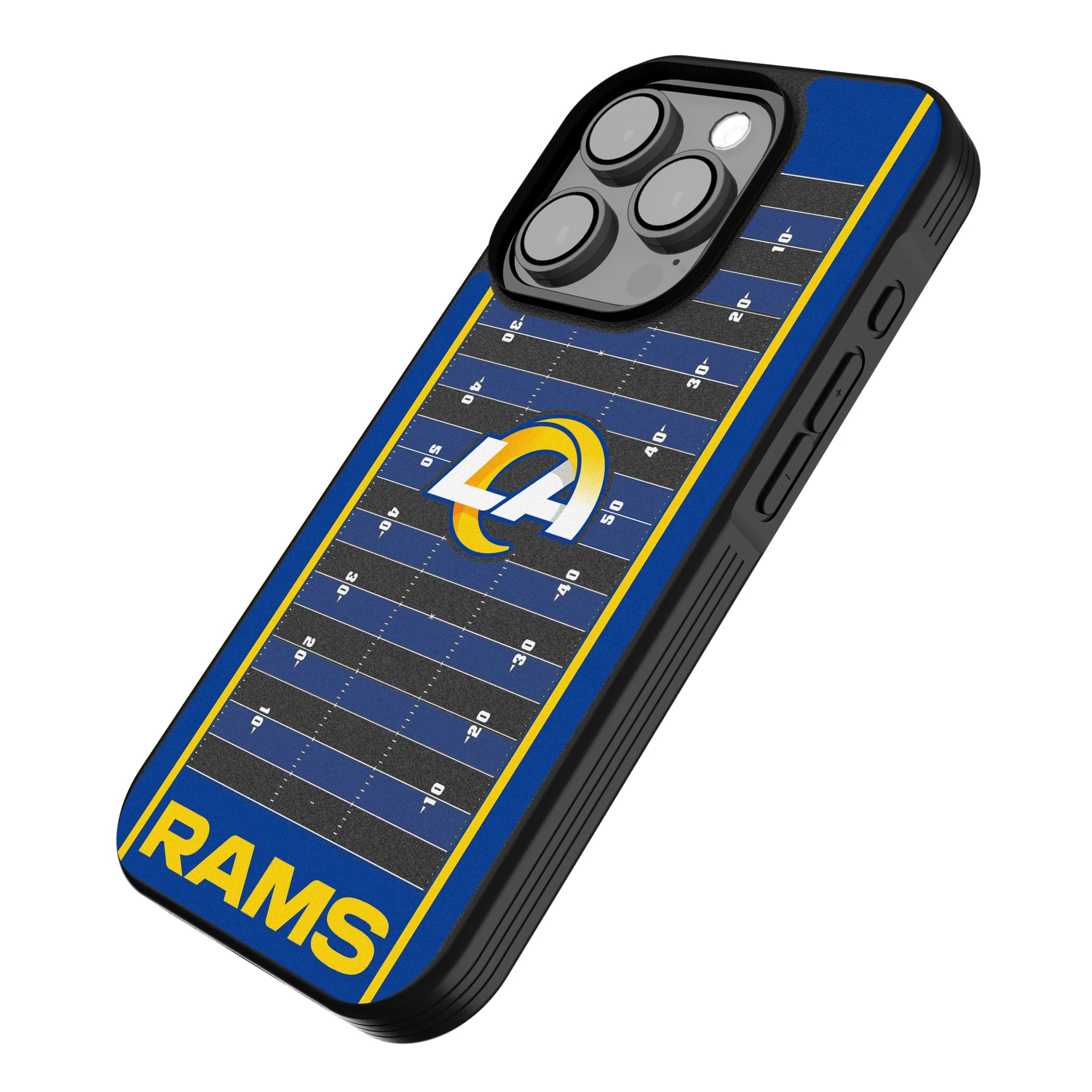 Los Angeles Rams Field iPhone Bump Phone Case for Apple iPhone - Isometric View