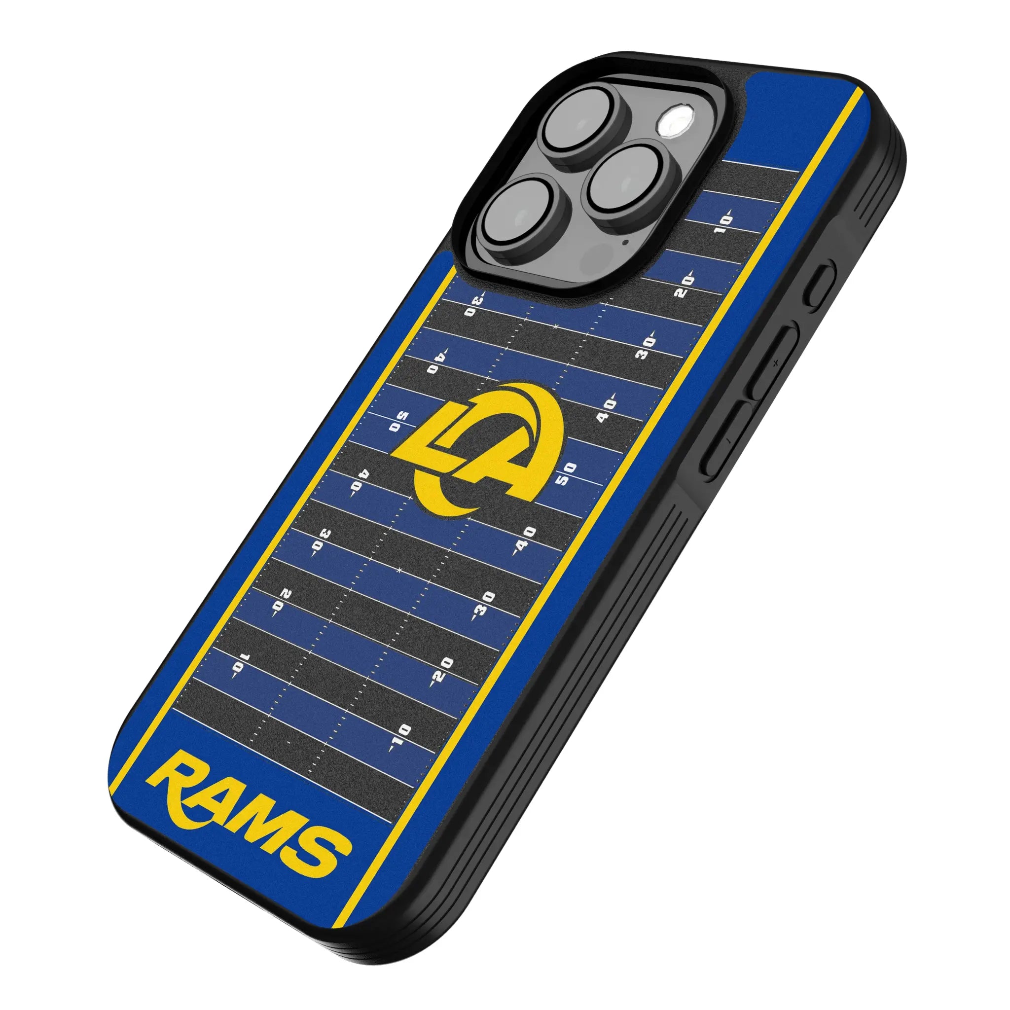 Los Angeles Rams Field iPhone Bump Phone Case for Apple iPhone - Isometric View