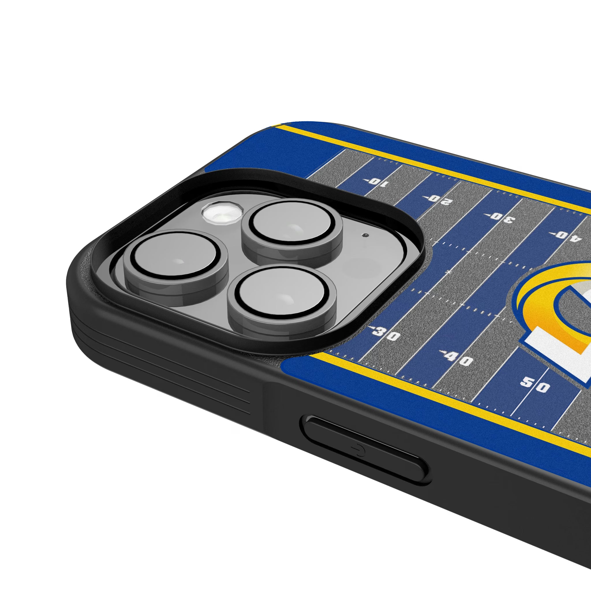 Los Angeles Rams Field iPhone Bump Phone Case for Apple iPhone - Detail